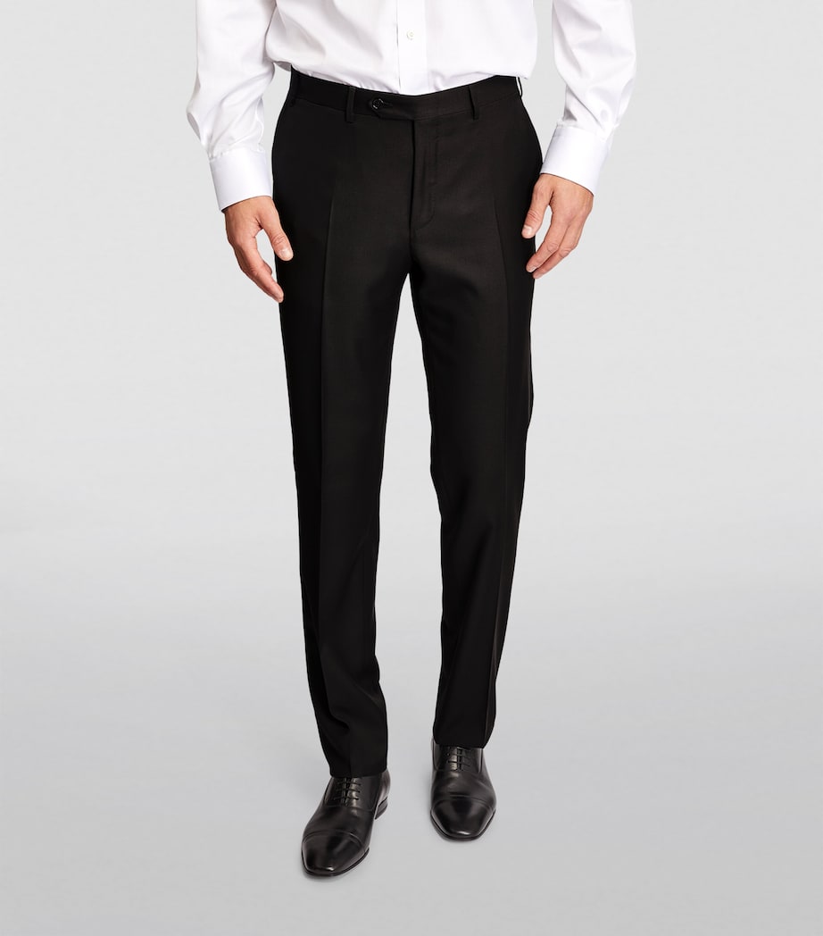 Wool 2-Piece Suit 10 BLACK Image 6