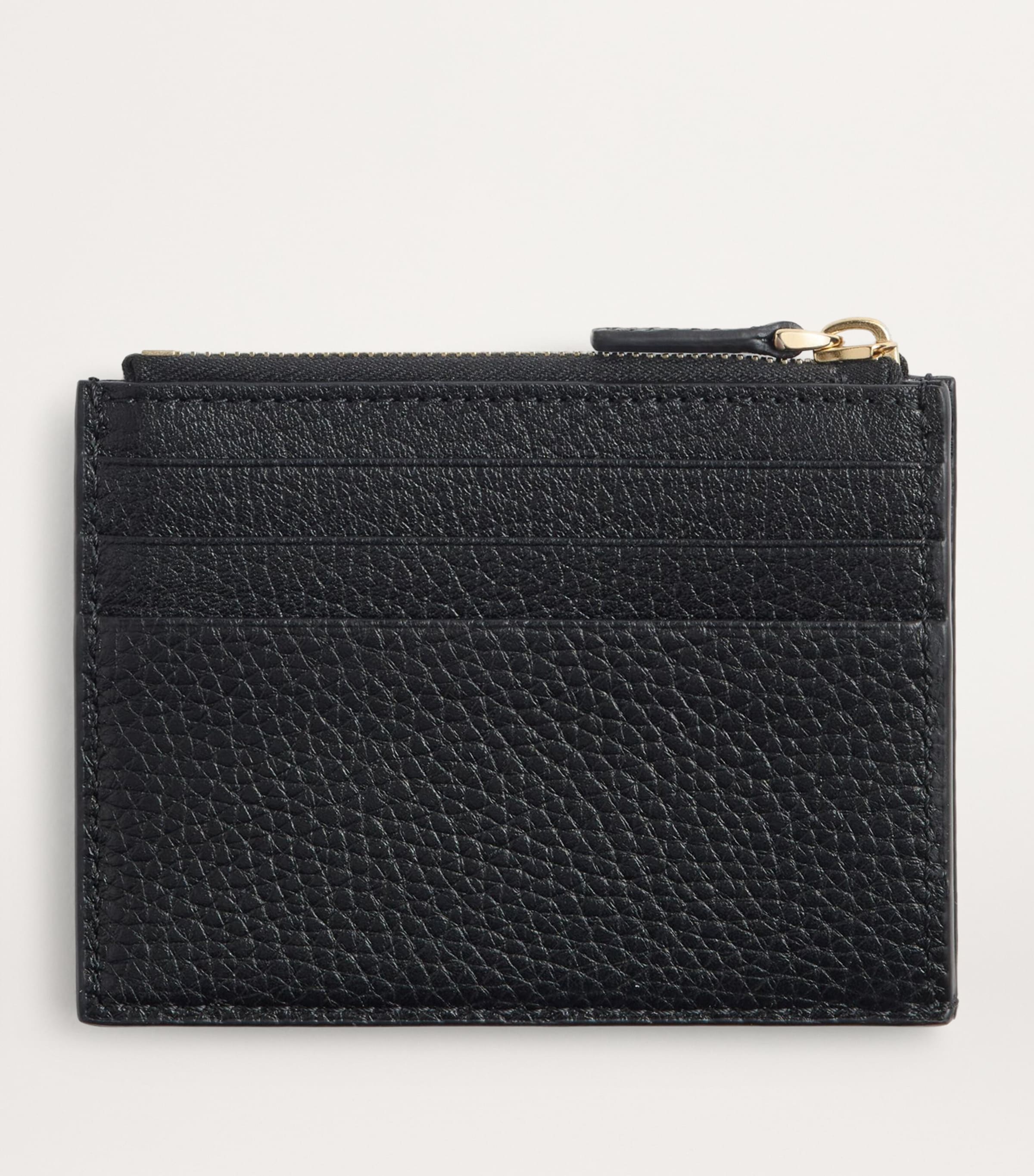 Leather Rockstud Coin and Card Holder 0NO Image 3