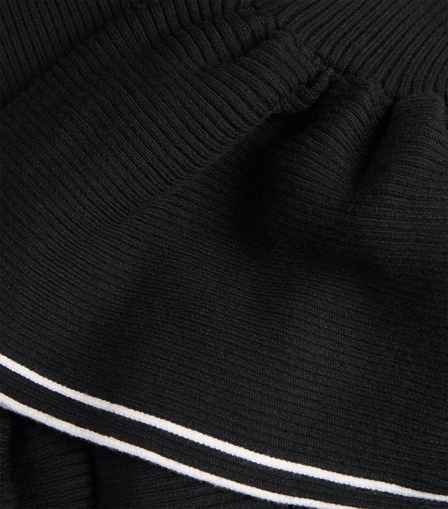 Knitted Peplum Cardigan BLACK Image 5