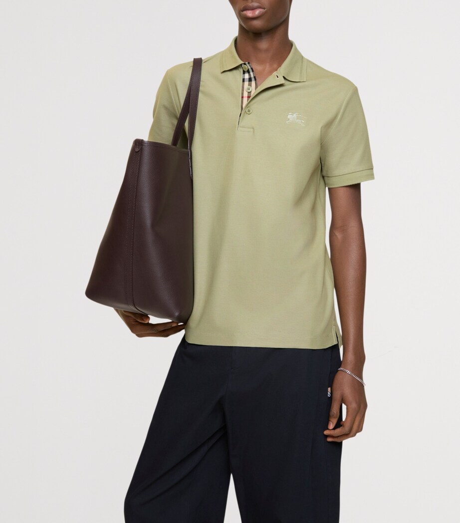 Cotton EKD-Embroidered Polo Shirt GLADE GREEN Image 2