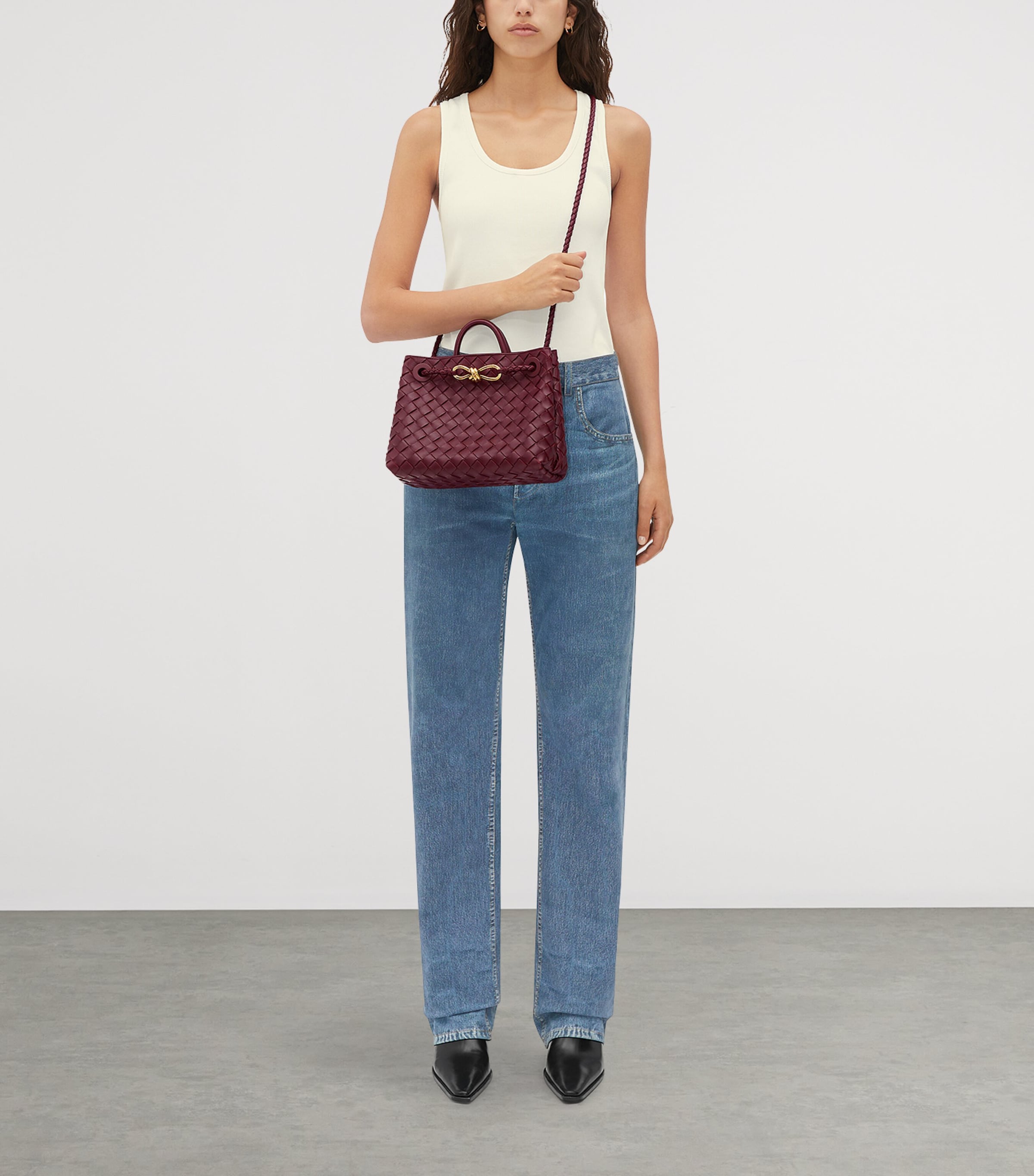 Small Leather Andiamo Top-Handle Bag 2273 Image 2