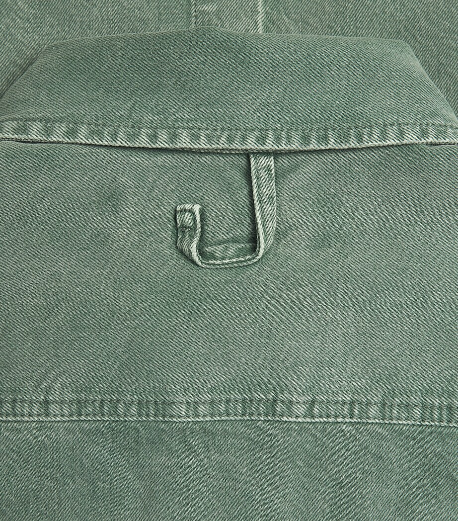 Jacquemus Mens Denim Simon Shirt Green Image 6