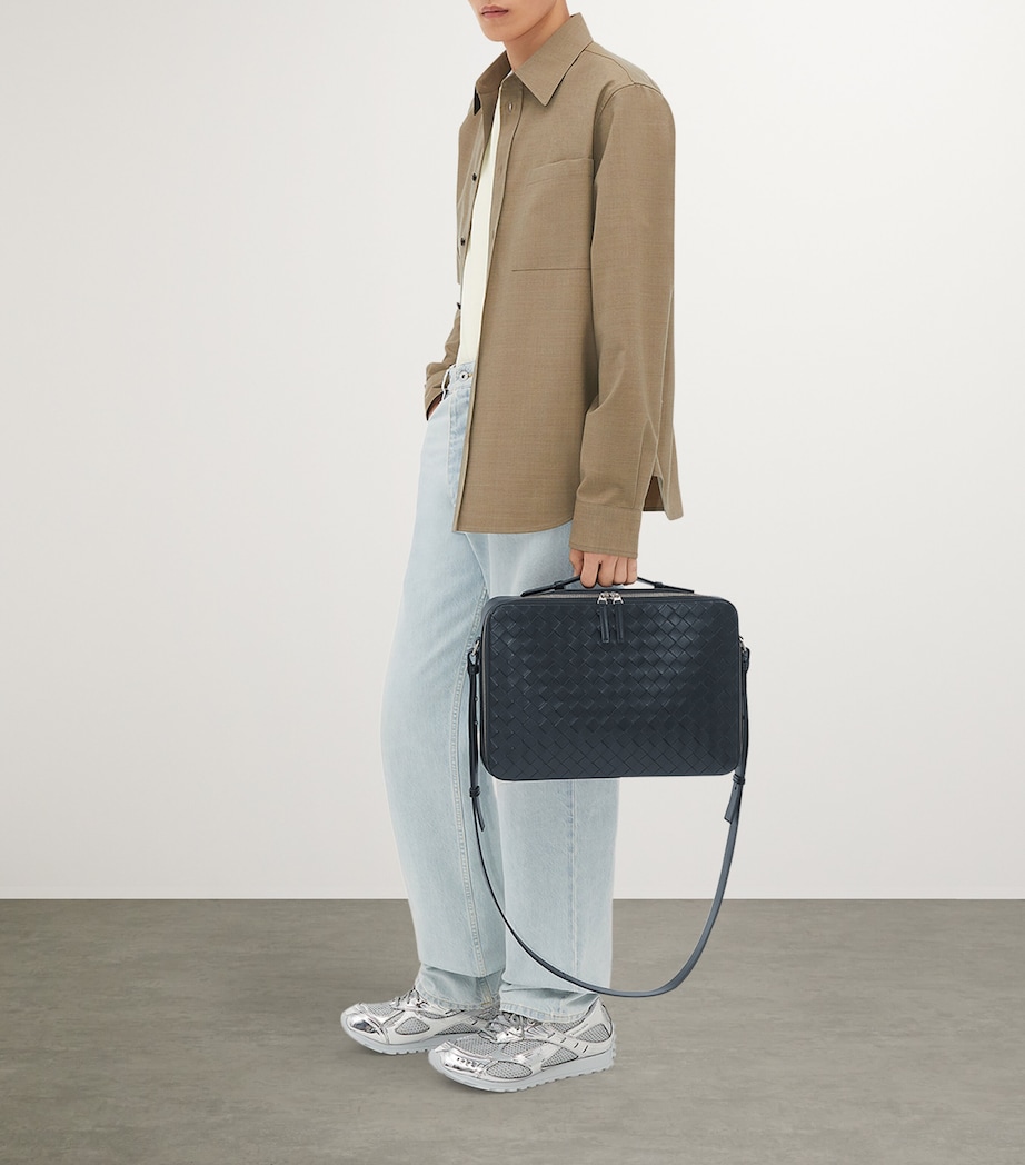 Leather Slim Getaway Briefcase 4211 Image 5