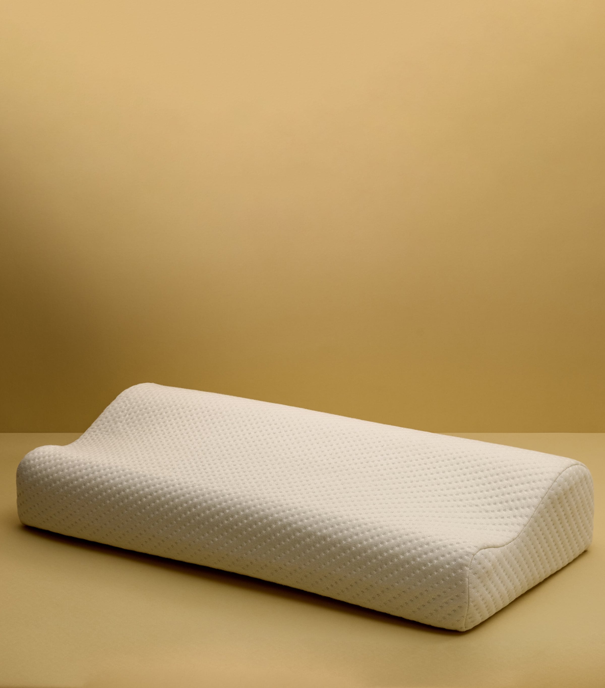 Memory Foam Ortho-Shape Pillow WHITE Image 2