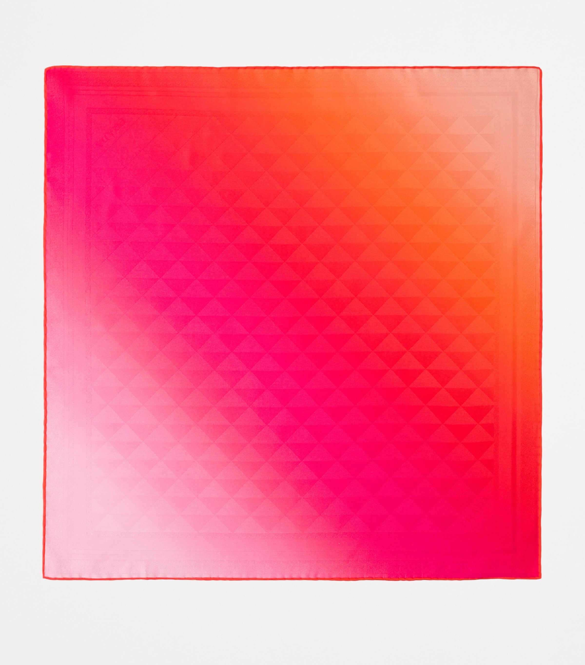 Prada Silk Twill Triangle-Logo Scarf Image 2