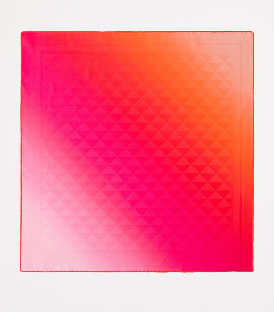 Prada Silk Twill Triangle-Logo Scarf Image 2