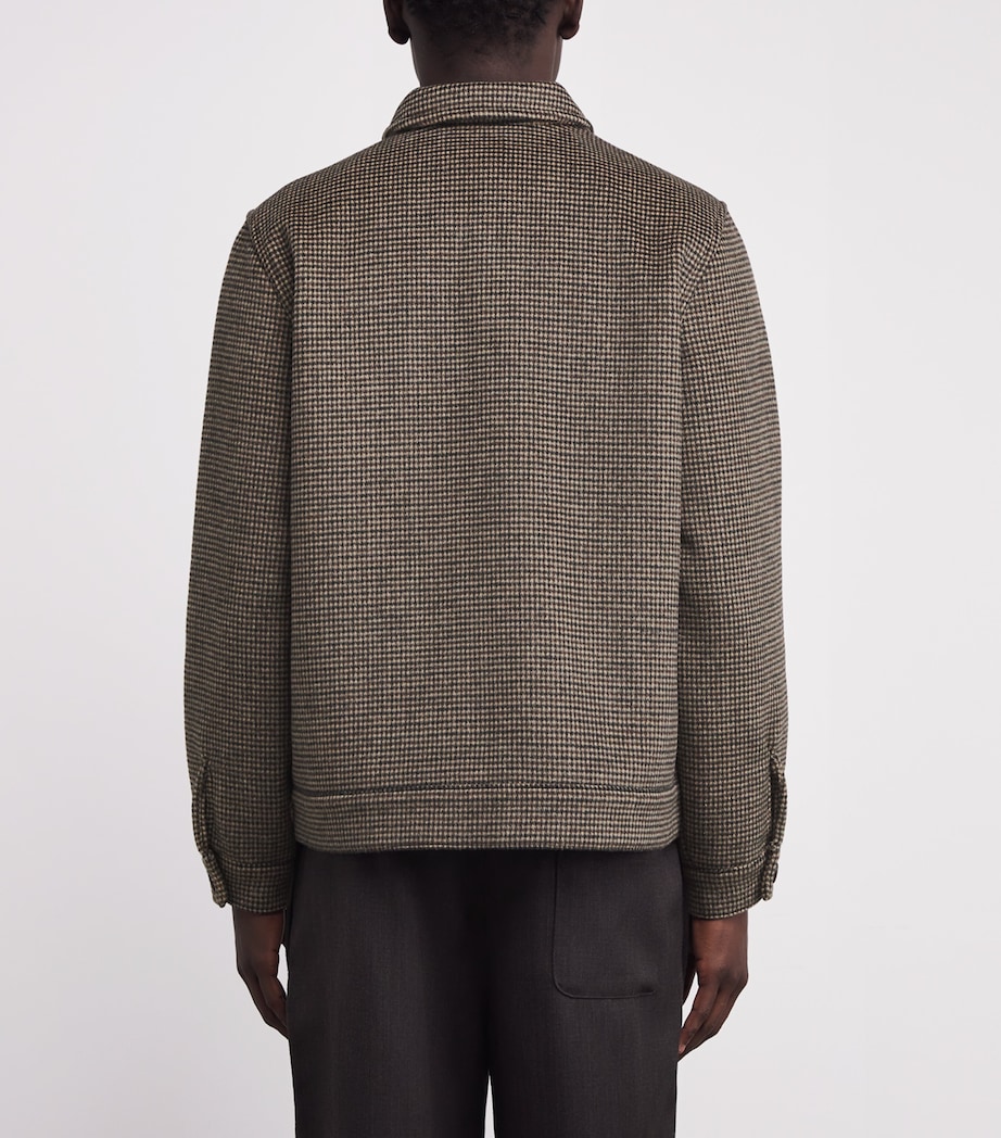 Houndstooth Bomber Jacket 826DRC DRK RST COMBO Image 4