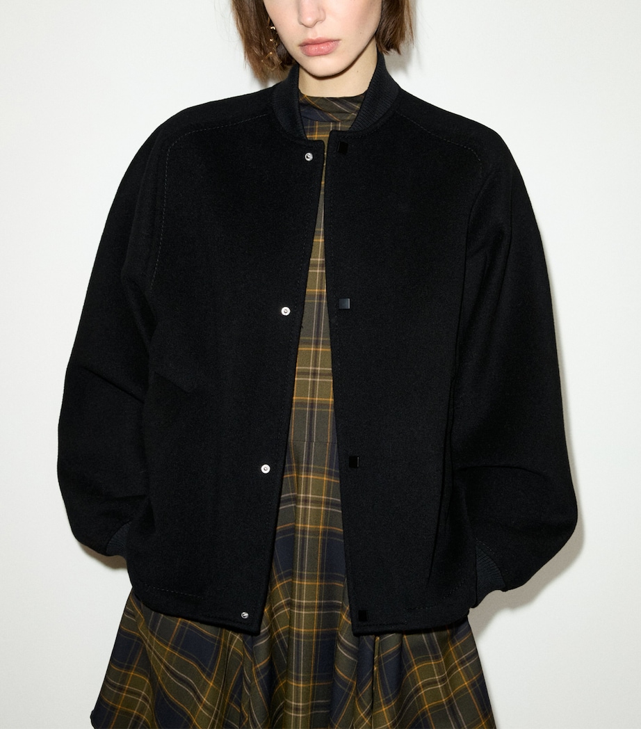 MAX&Co. Womens Virgin Wool Jacket Black Image 2