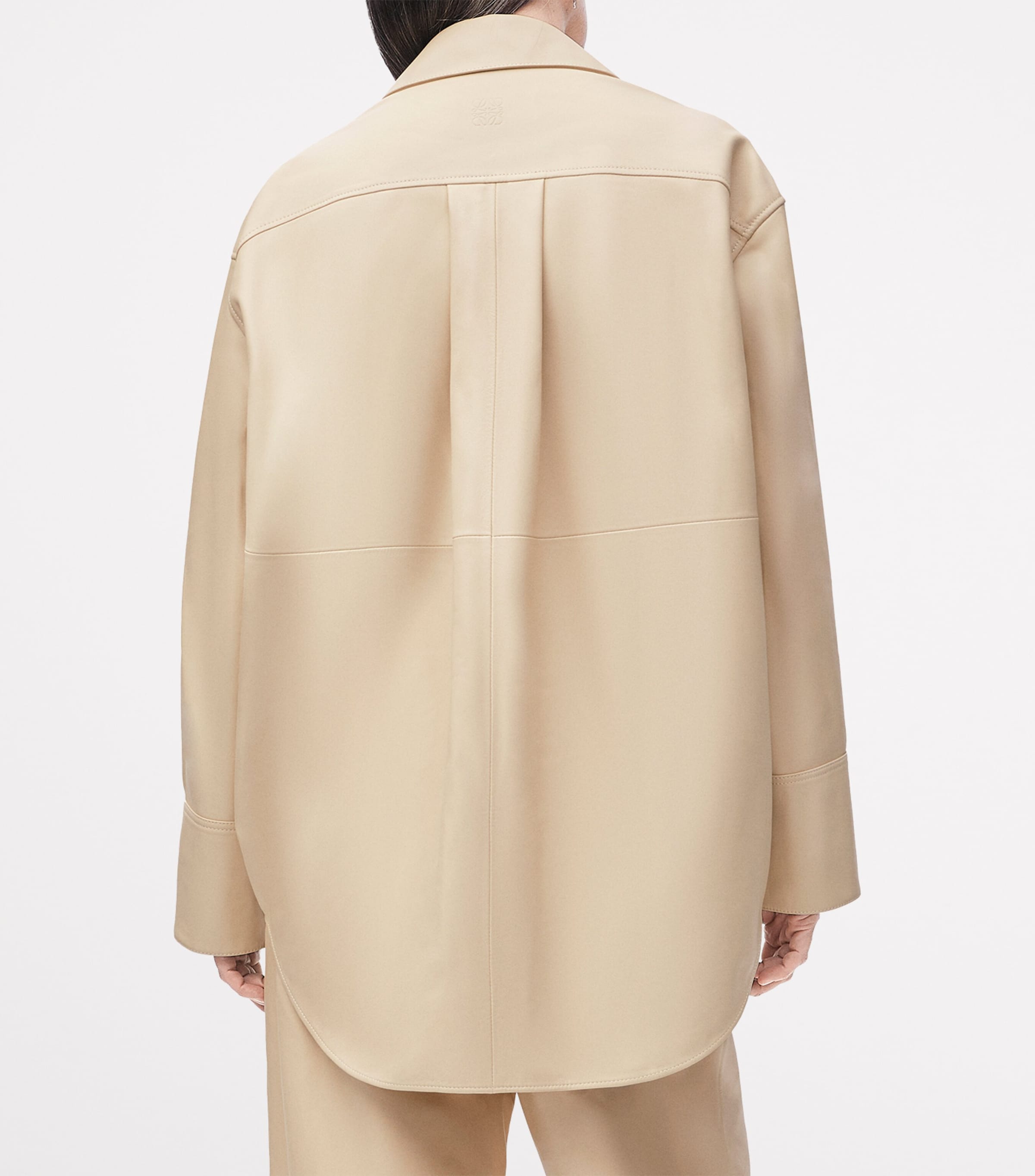 EXCLUSIVE Nappa Lambskin Silver Capsule Shirt BEIGE Image 4