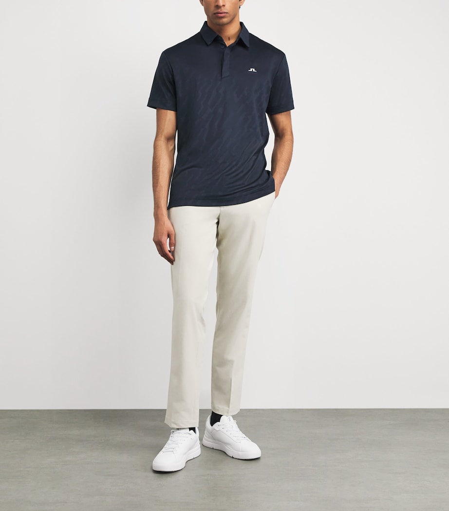J Lindeberg Mens Wilhelm Polo Shirt Jl Navy Image 2