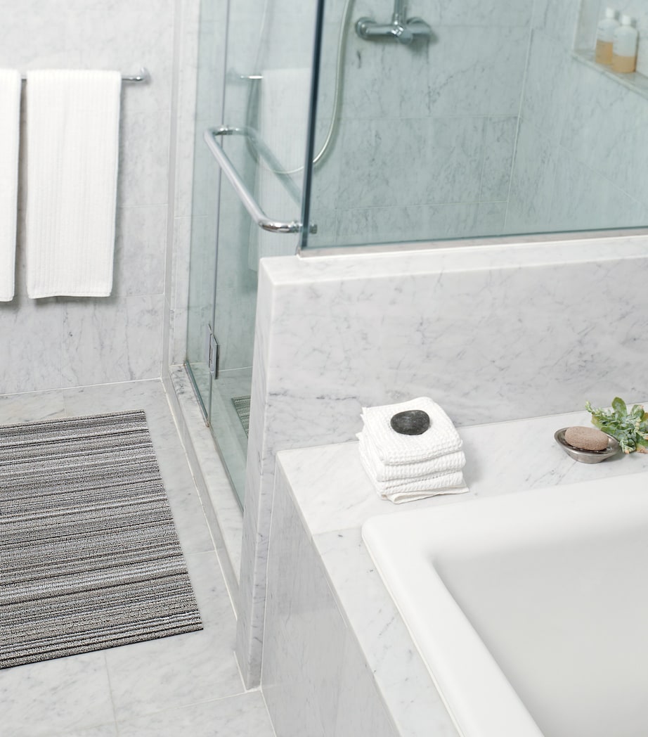 Skinny Stripe Shag Utility Mat (61cm x 91cm) BIRCH Image 2