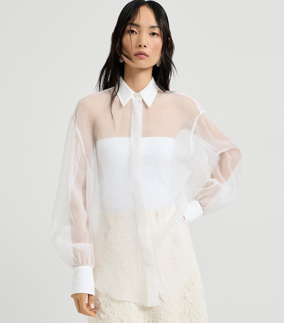 Crispy Silk Shirt C159 Image 2