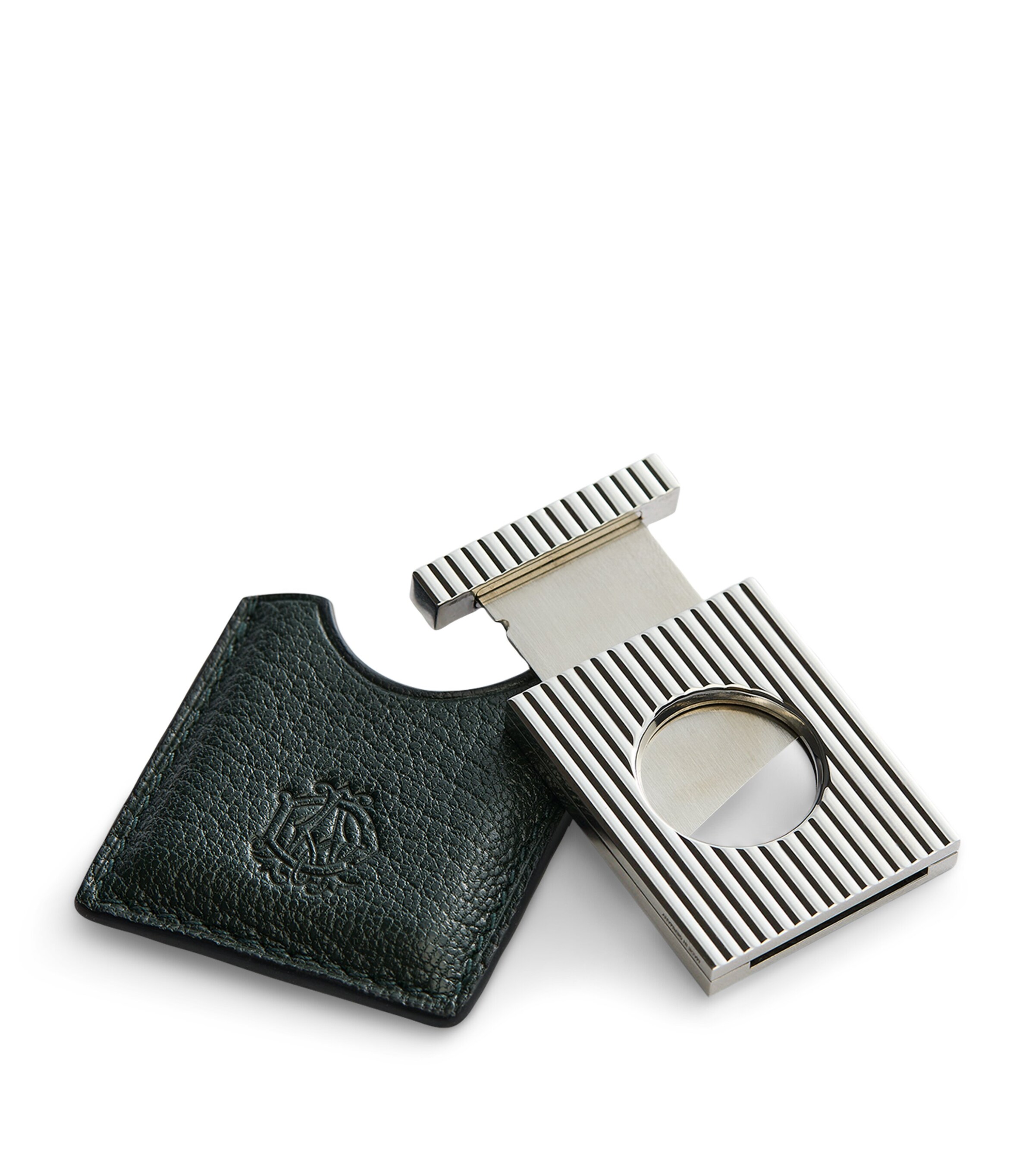 Dunhill Stainless Steel Cigar Cutter Green Image 4