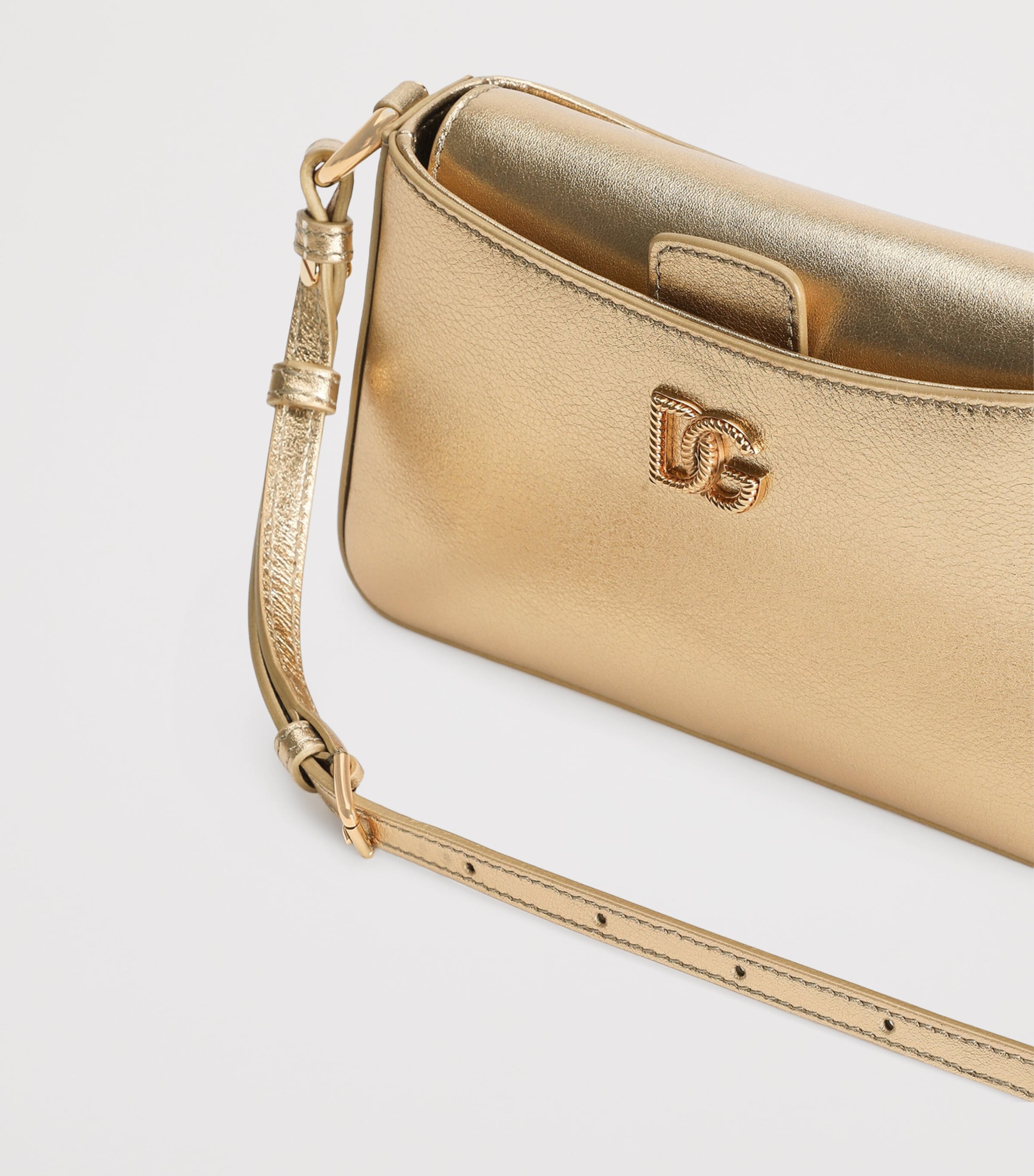 Metallic Leather Phone Bag 8H945-GOLD Image 5