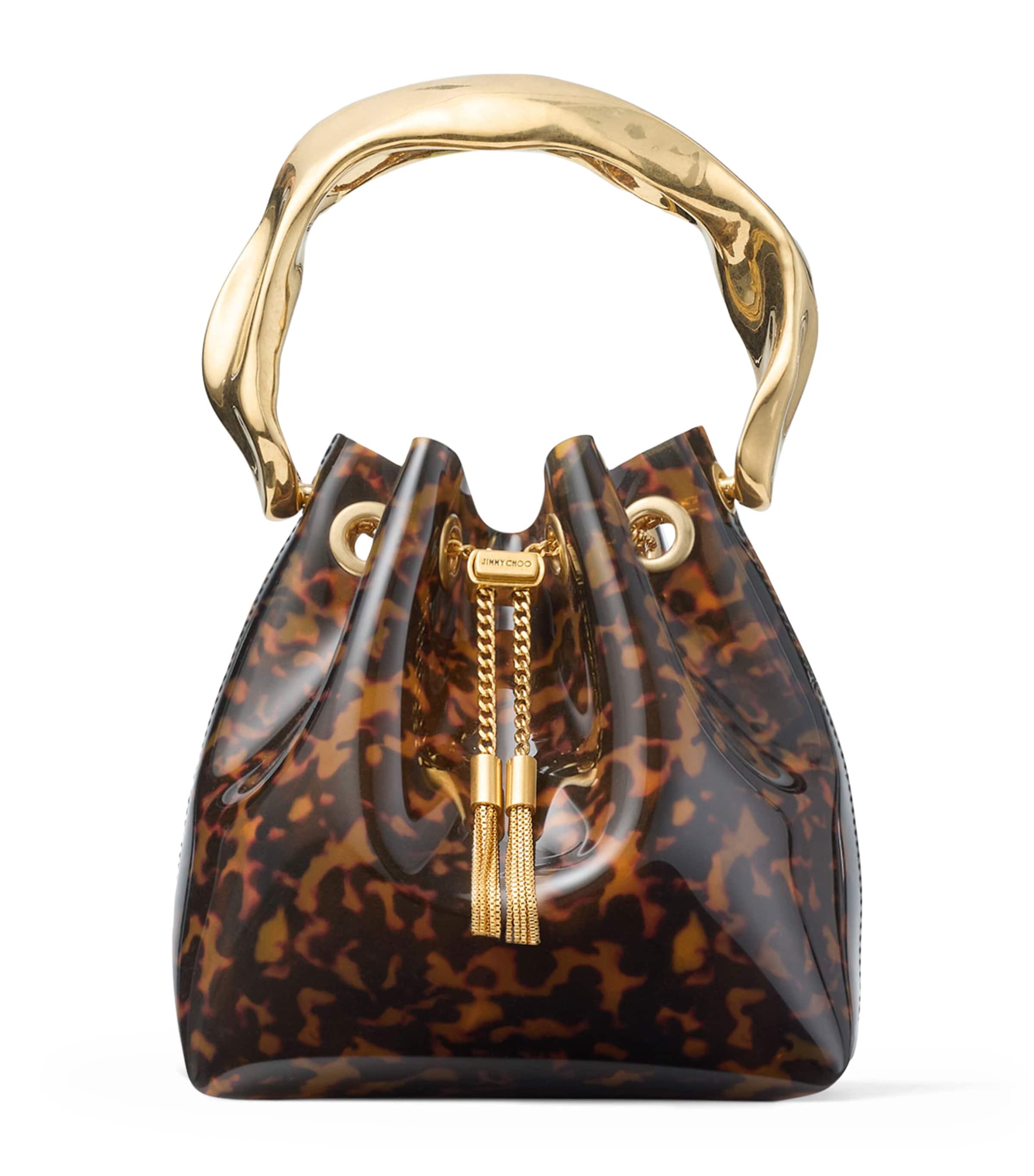 Jimmy Choo Bon Bon Tortoiseshell Top-Handle Bag Tortoiseshell/gold Image 1