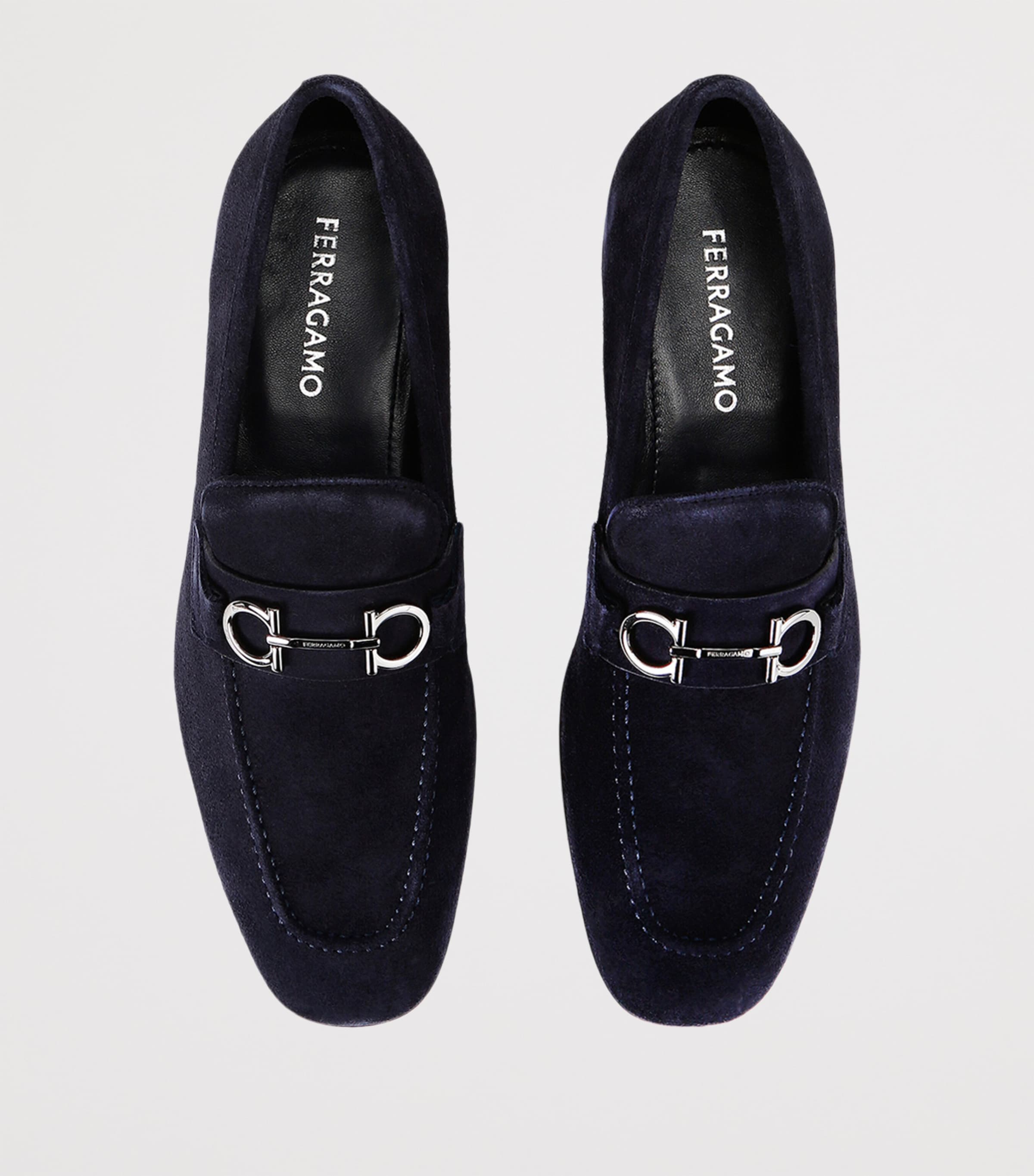 Leather Balty Loafers NAVY Image 4