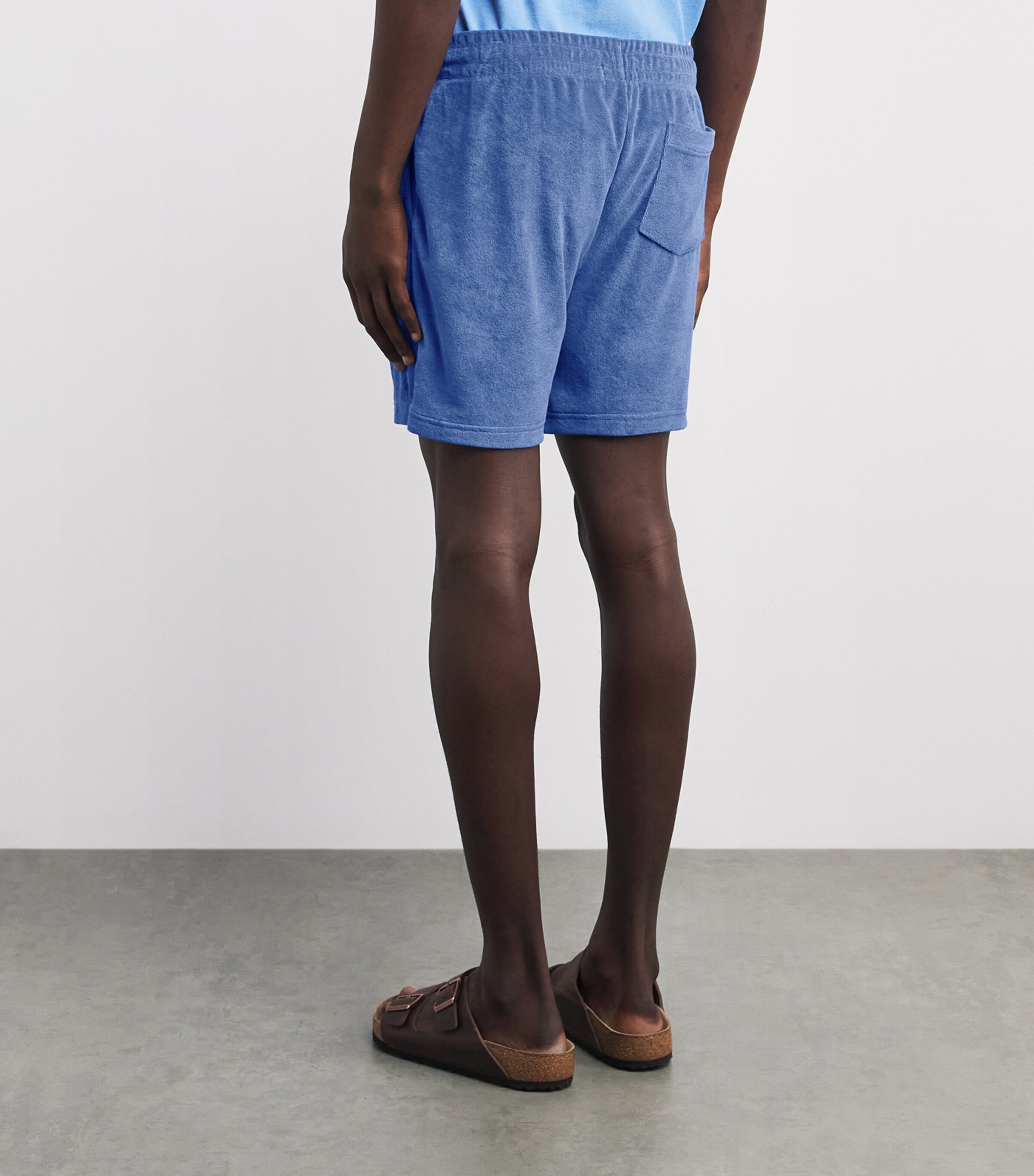 Polo Ralph Lauren Mens Cotton Terry Polo Pony Shorts Modern Royal Image 5
