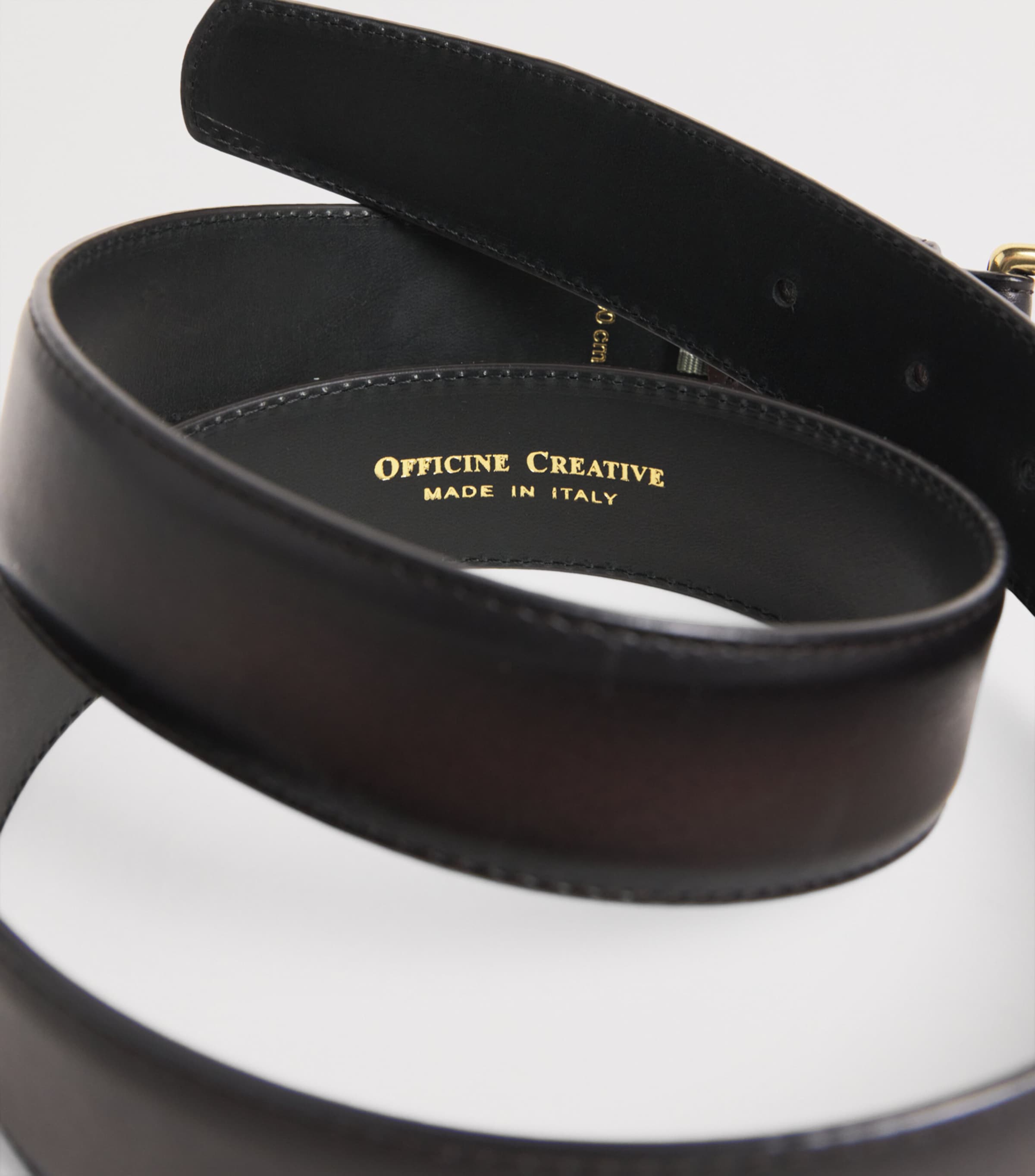 Officine Creative Leather Belt Moro Image 4