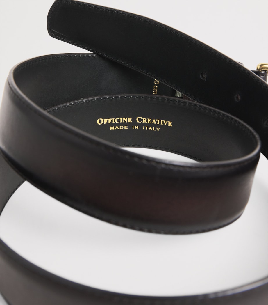 Officine Creative Leather Belt Moro Image 4
