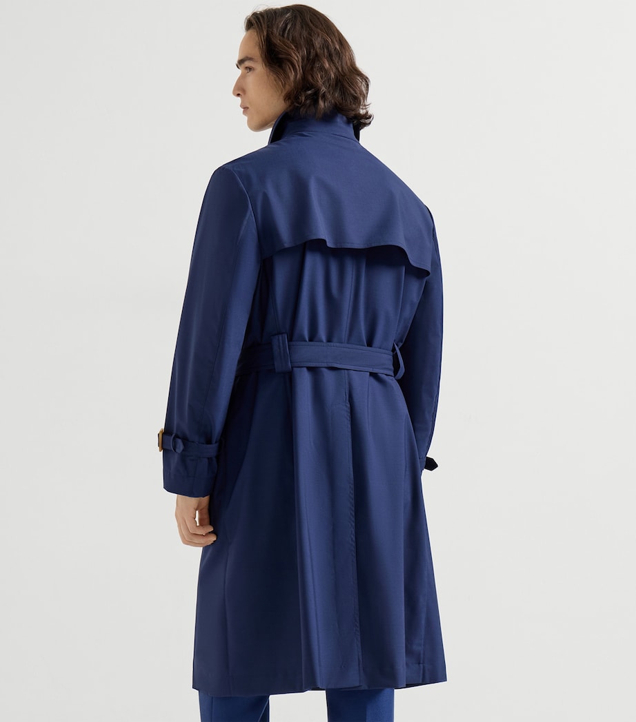 Wool Fresco Trench Coat C350 Image 3