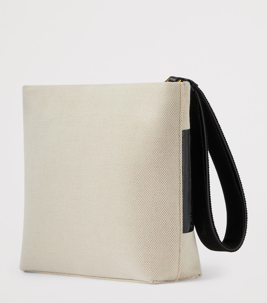 Logo Pouch BEIGE/BLACK Image 2
