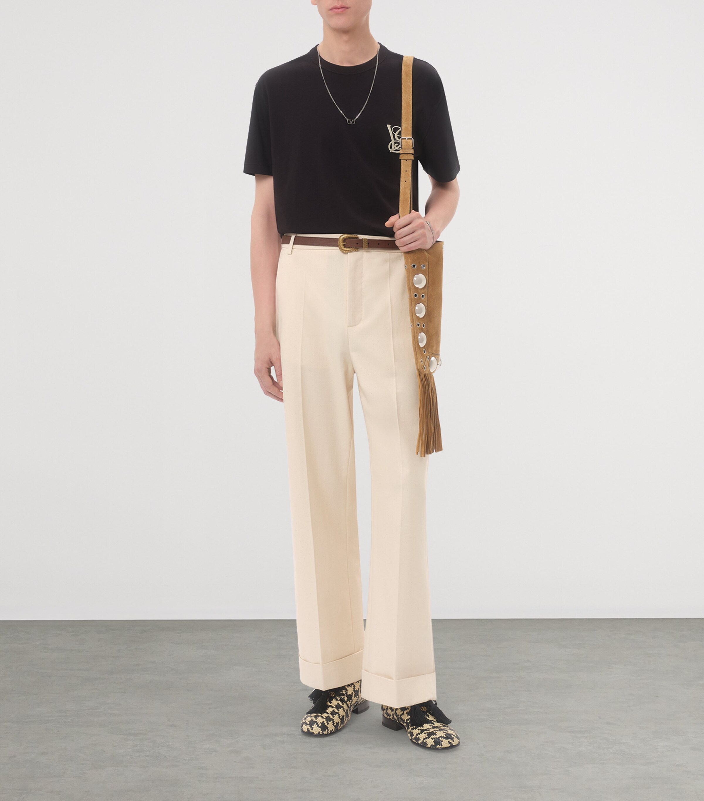 Cotton Monogram T-Shirt 0NO Image 5