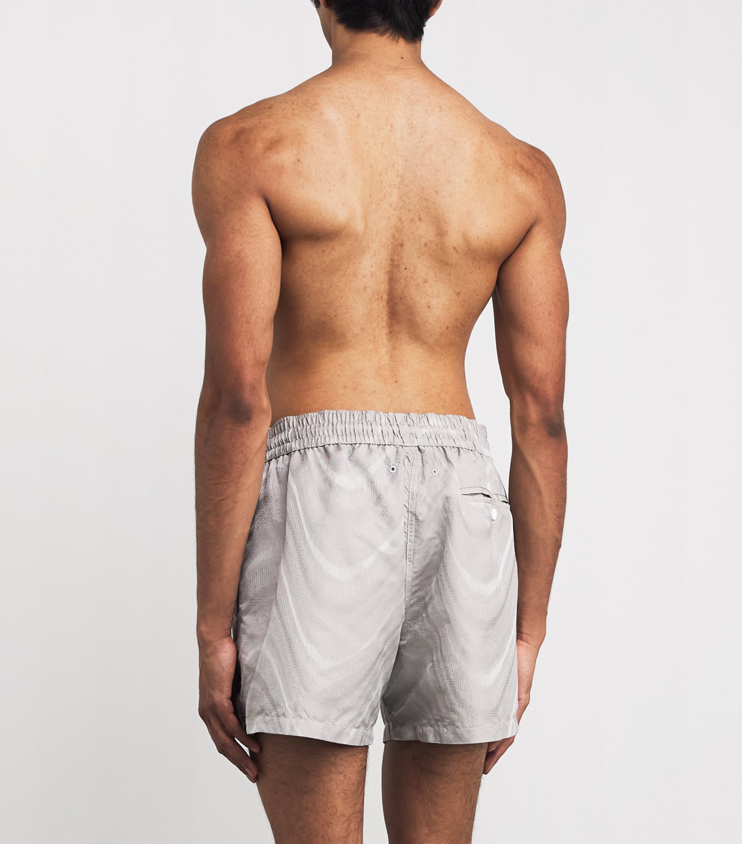 Jacquard Rio Swim Shorts 906-OYSTER Image 4