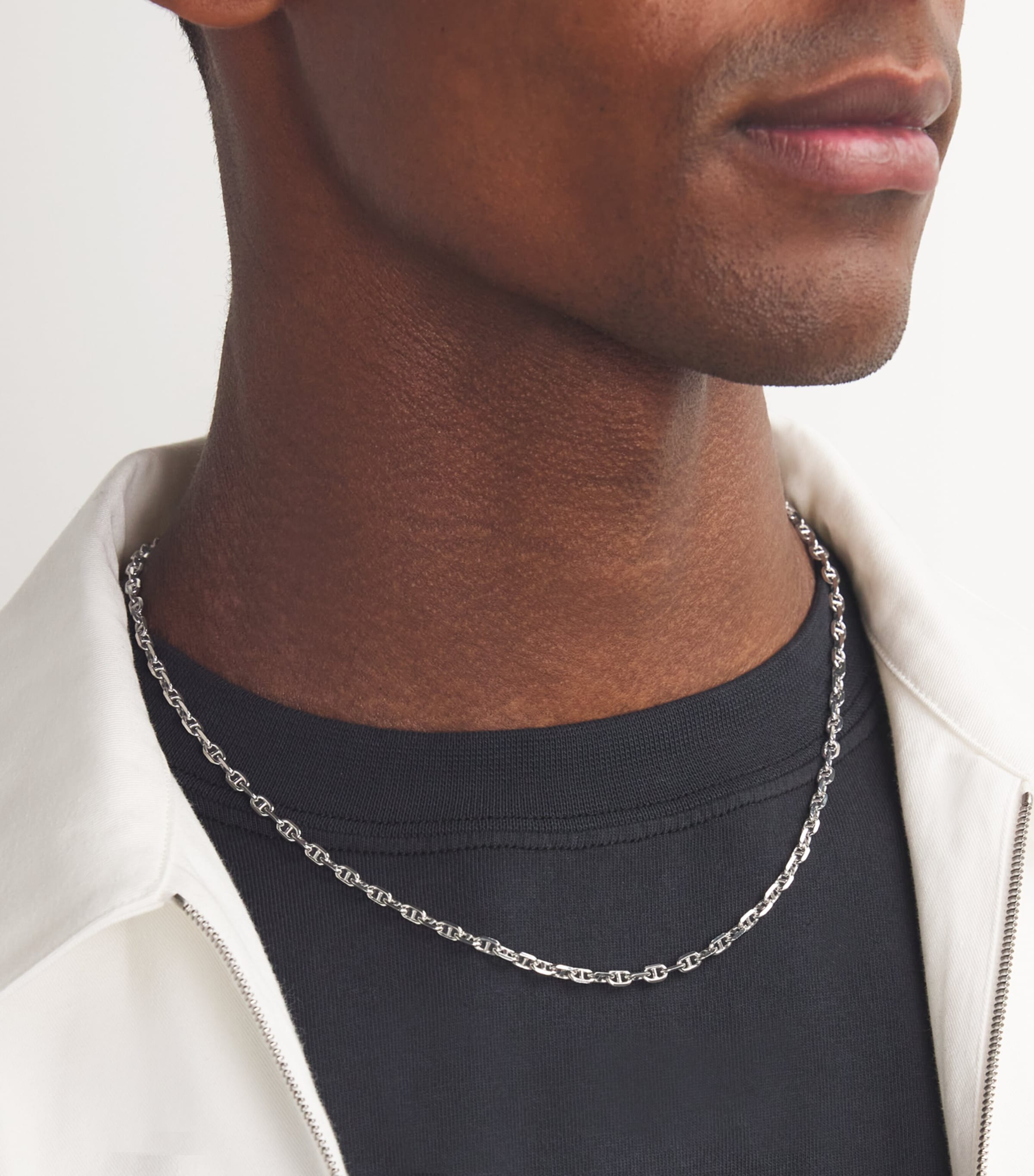 Sterling Silver Cable Necklace NA Image 2