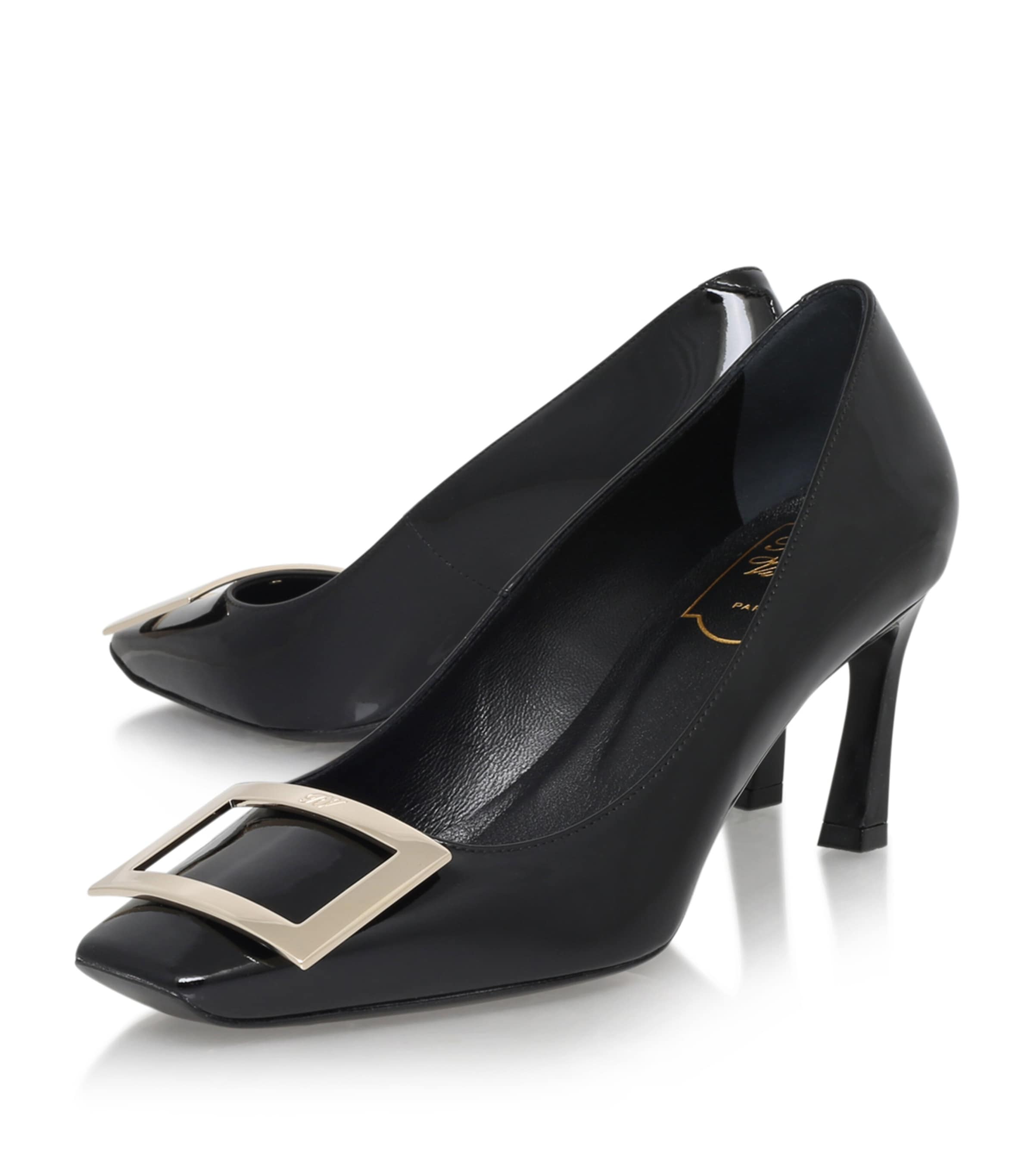Patent Decolleté Belle Vivier Pumps 70 BLACK Image 3