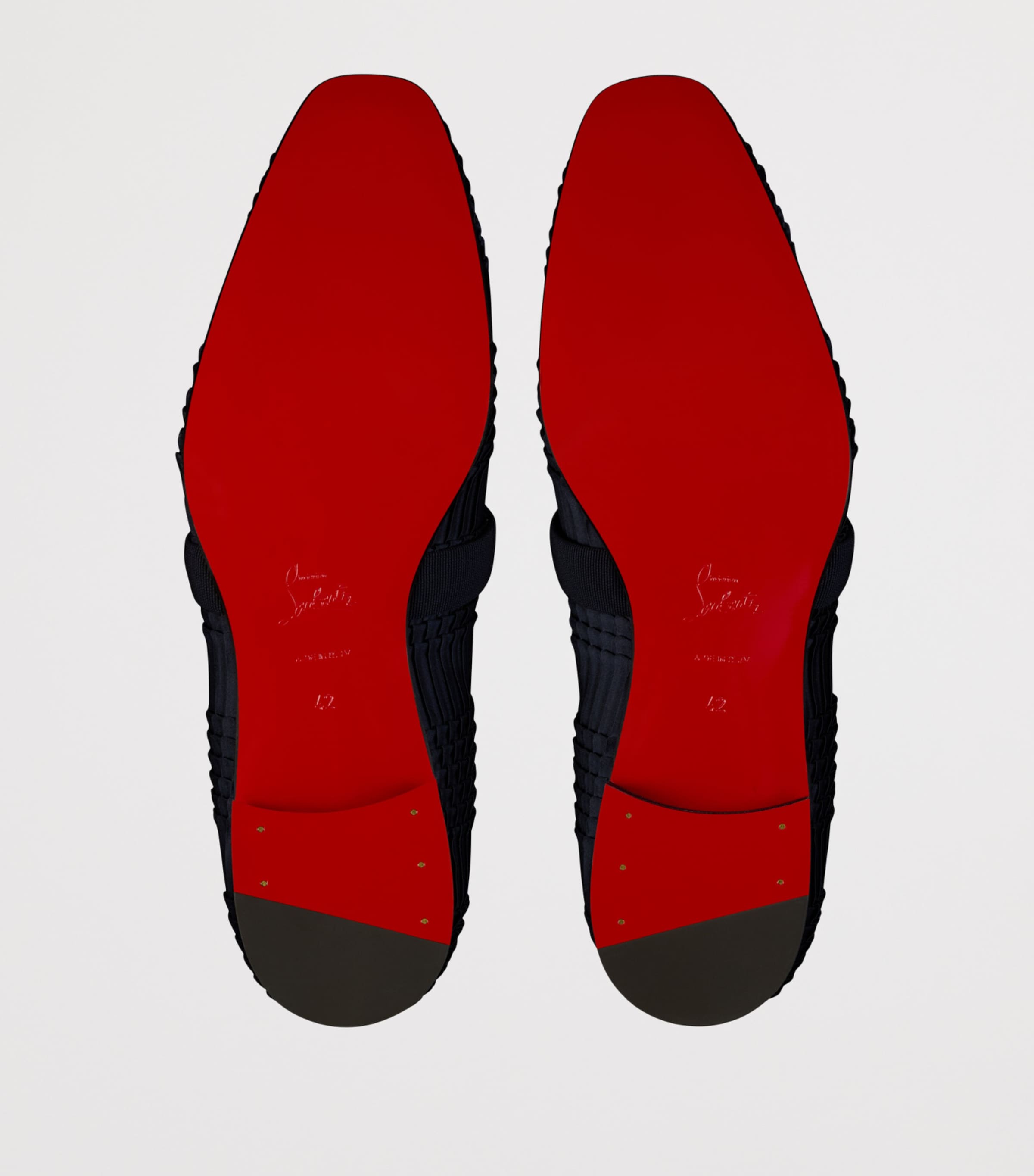 Christian Louboutin Dandydeco Satin Tartan Loafers Image 5