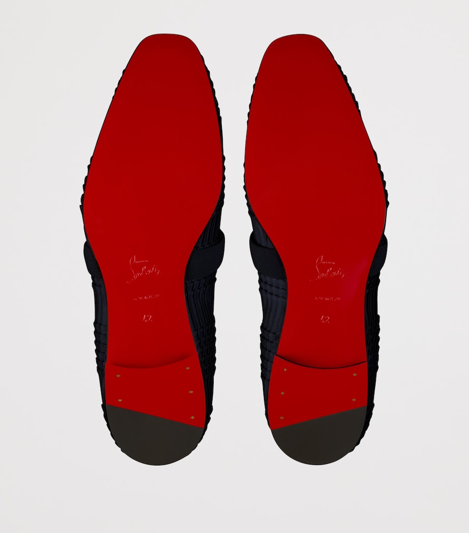 Christian Louboutin Dandydeco Satin Tartan Loafers Image 5