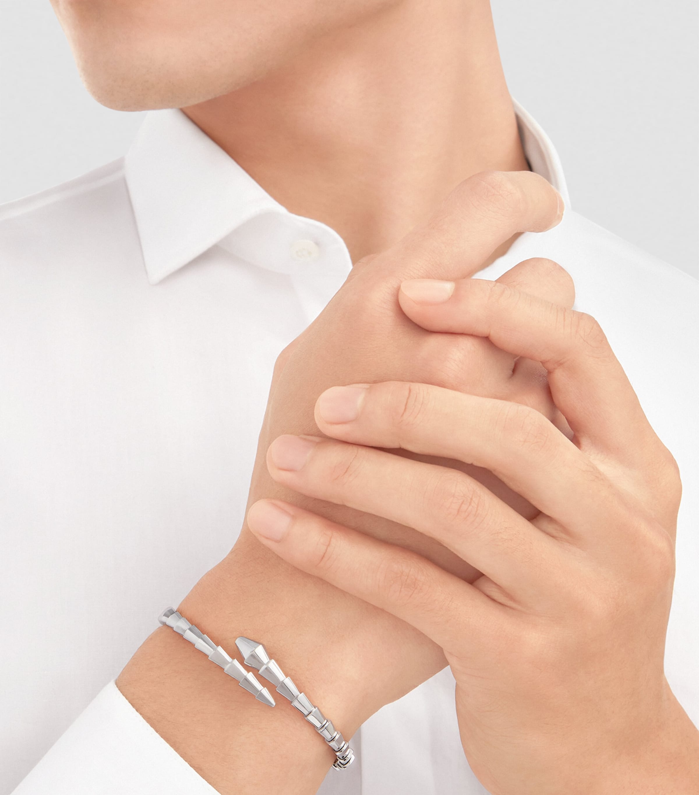 White Gold Serpenti Viper Bracelet WHITE GOLD Image 6