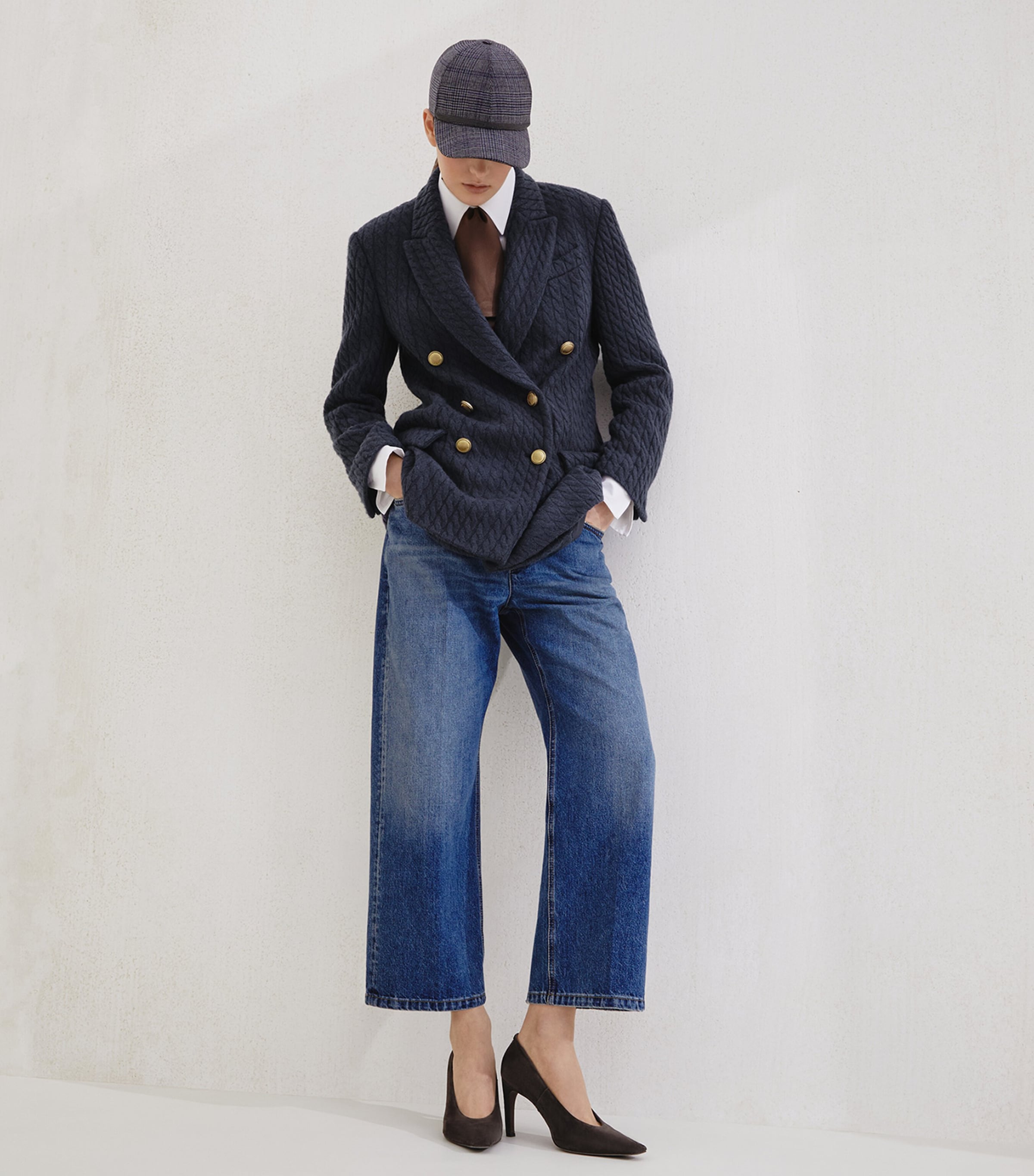 Suede Monili Pumps 85 C7284 Image 2