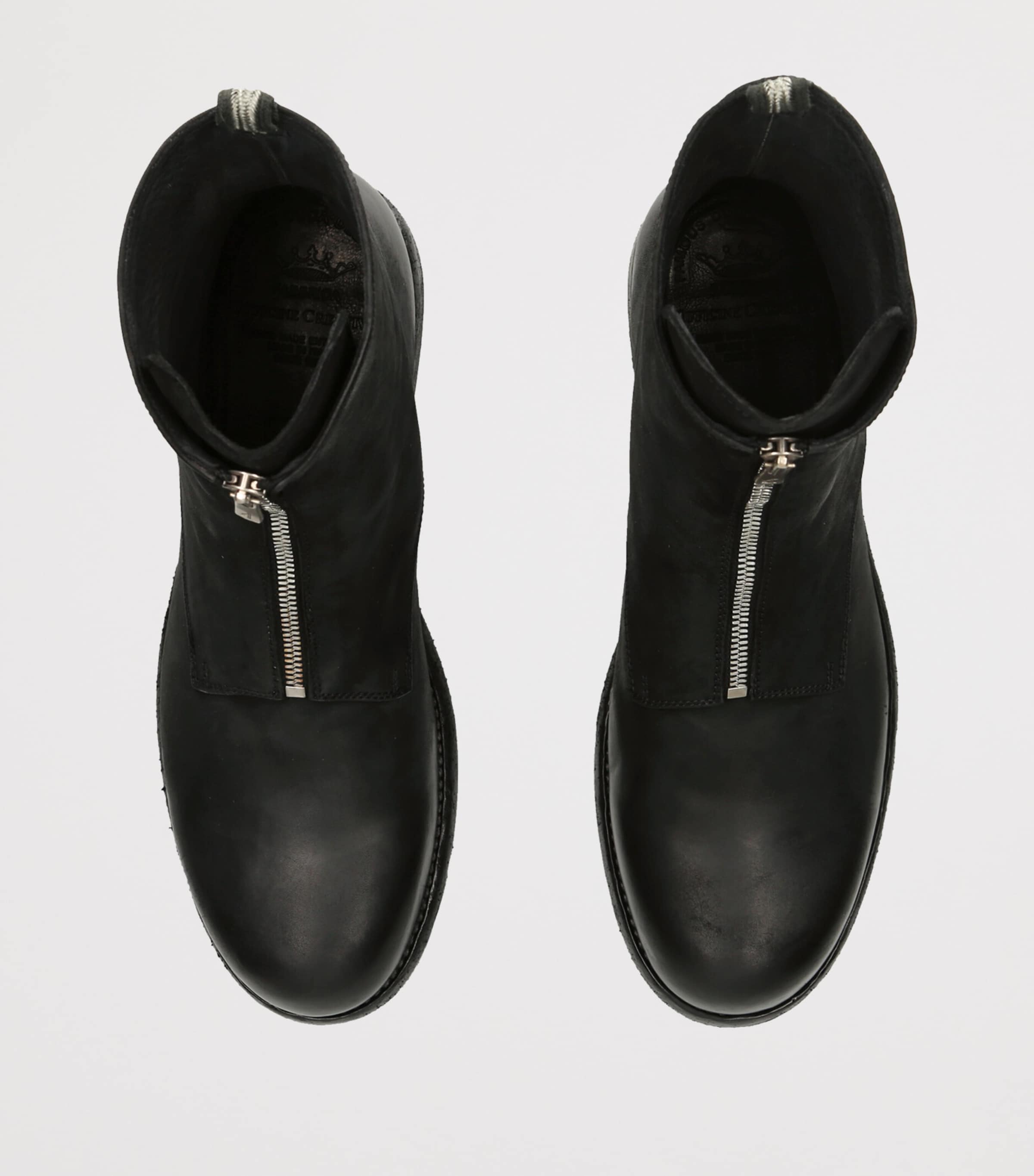 Officine Creative Leather Bulla Ankle Boots Black Image 4