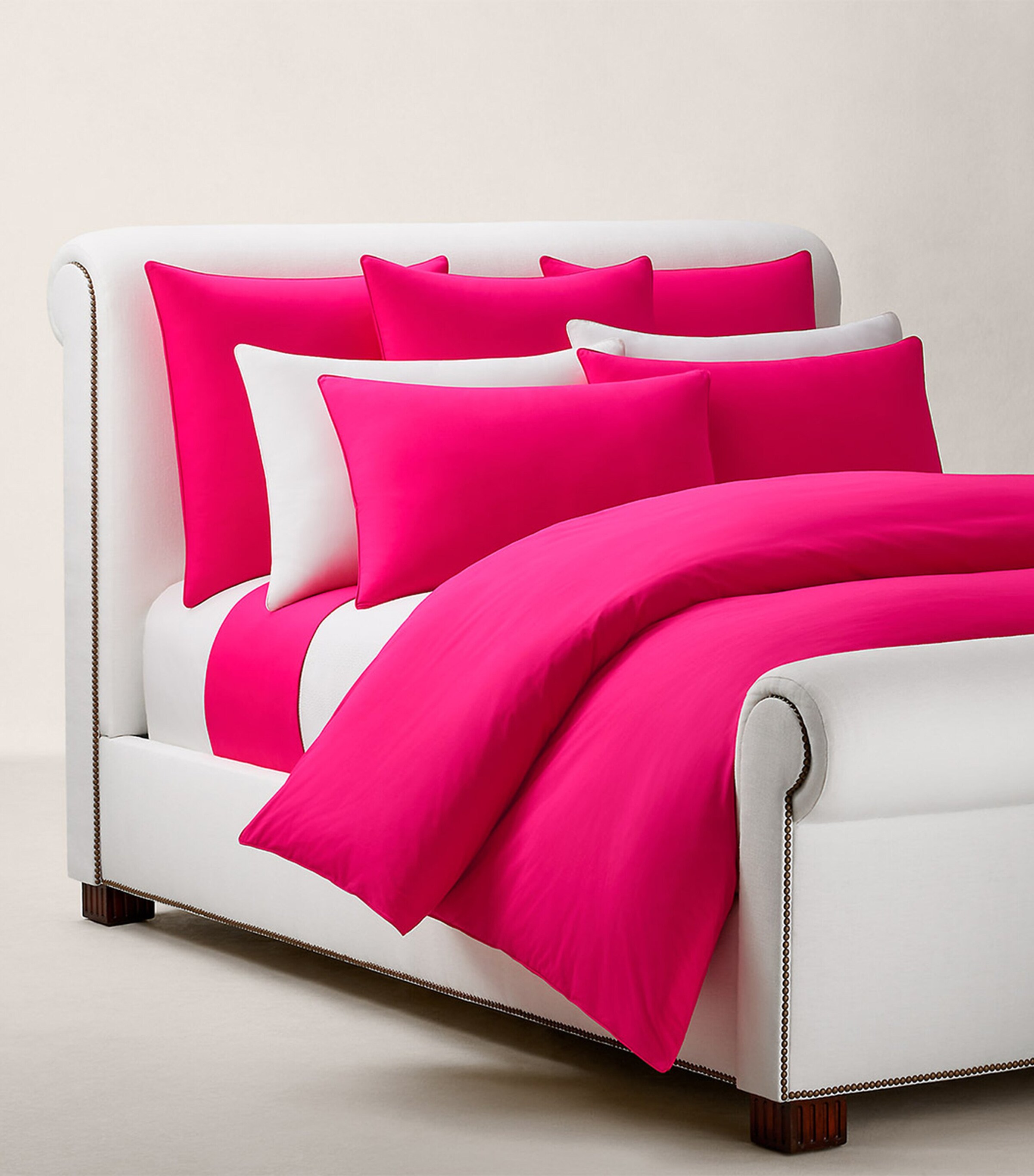 Ralph Lauren Home Cotton Polo Player Pillowcase (50cm x 75cm) Pinksky Image 4