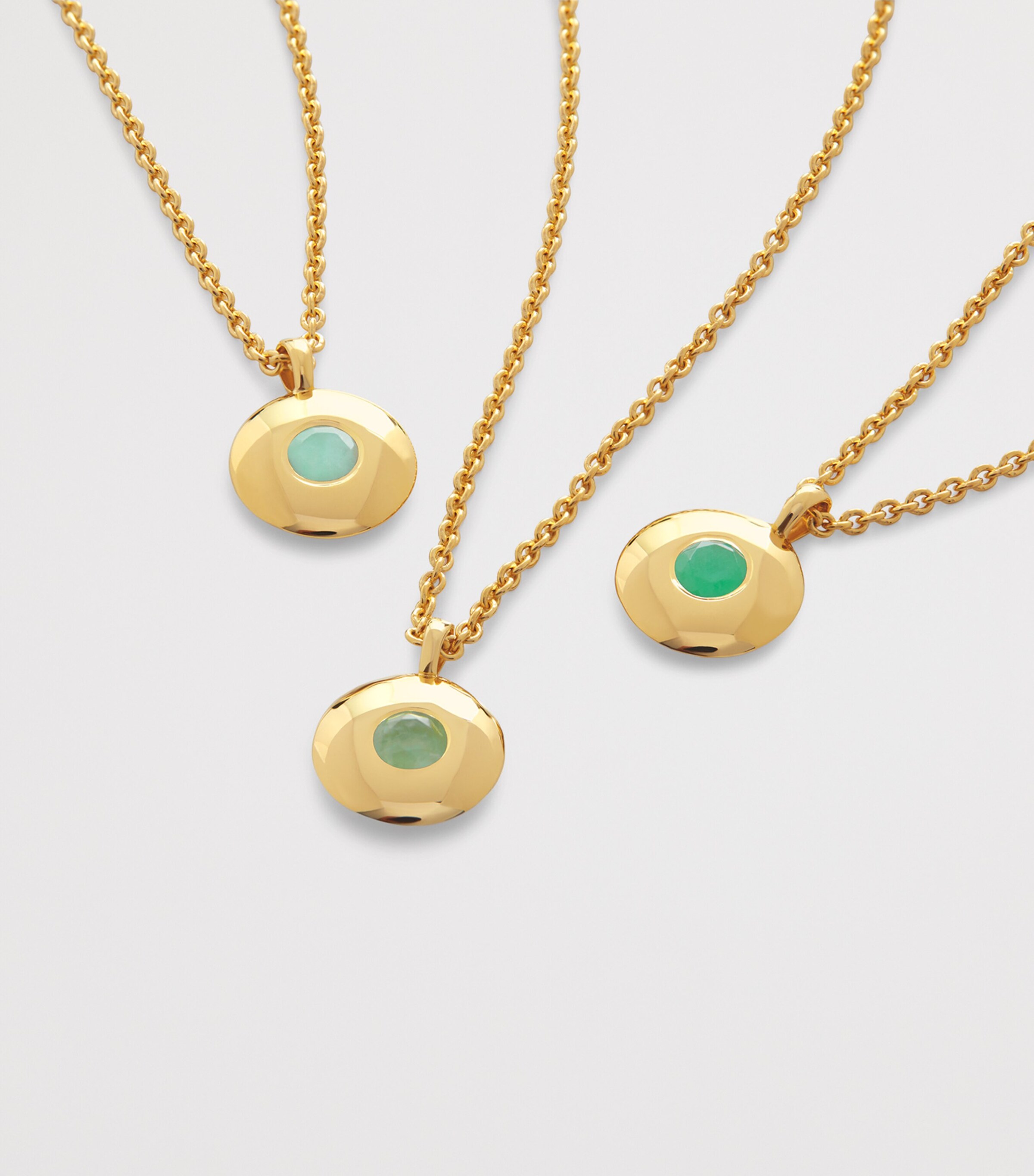 Monica Vinader Gold Vermeil and Emerald May Birthstone Necklace — photo 6