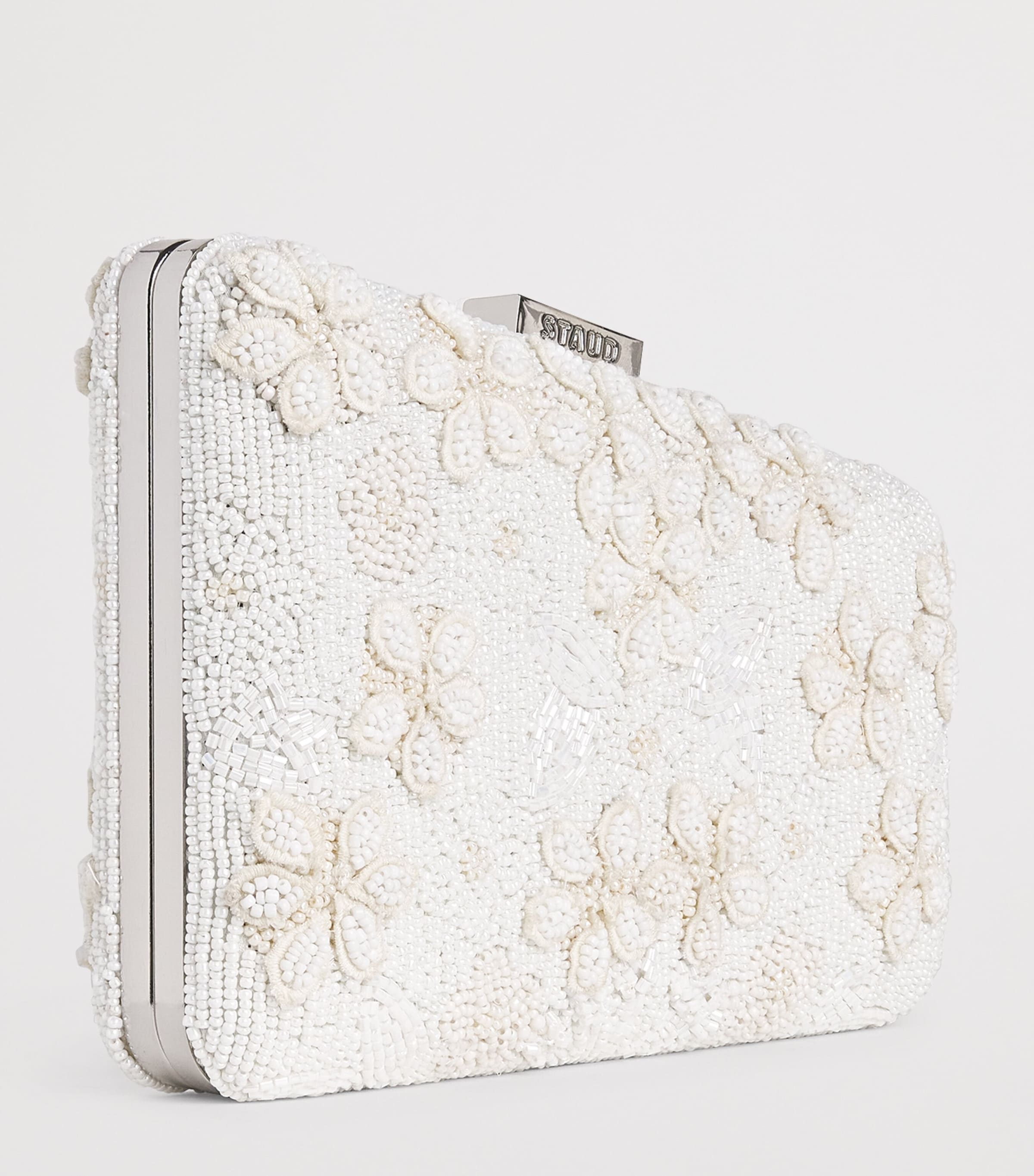 STAUD Beaded Carmella Clutch Bag Grpd Garden Party Image 3