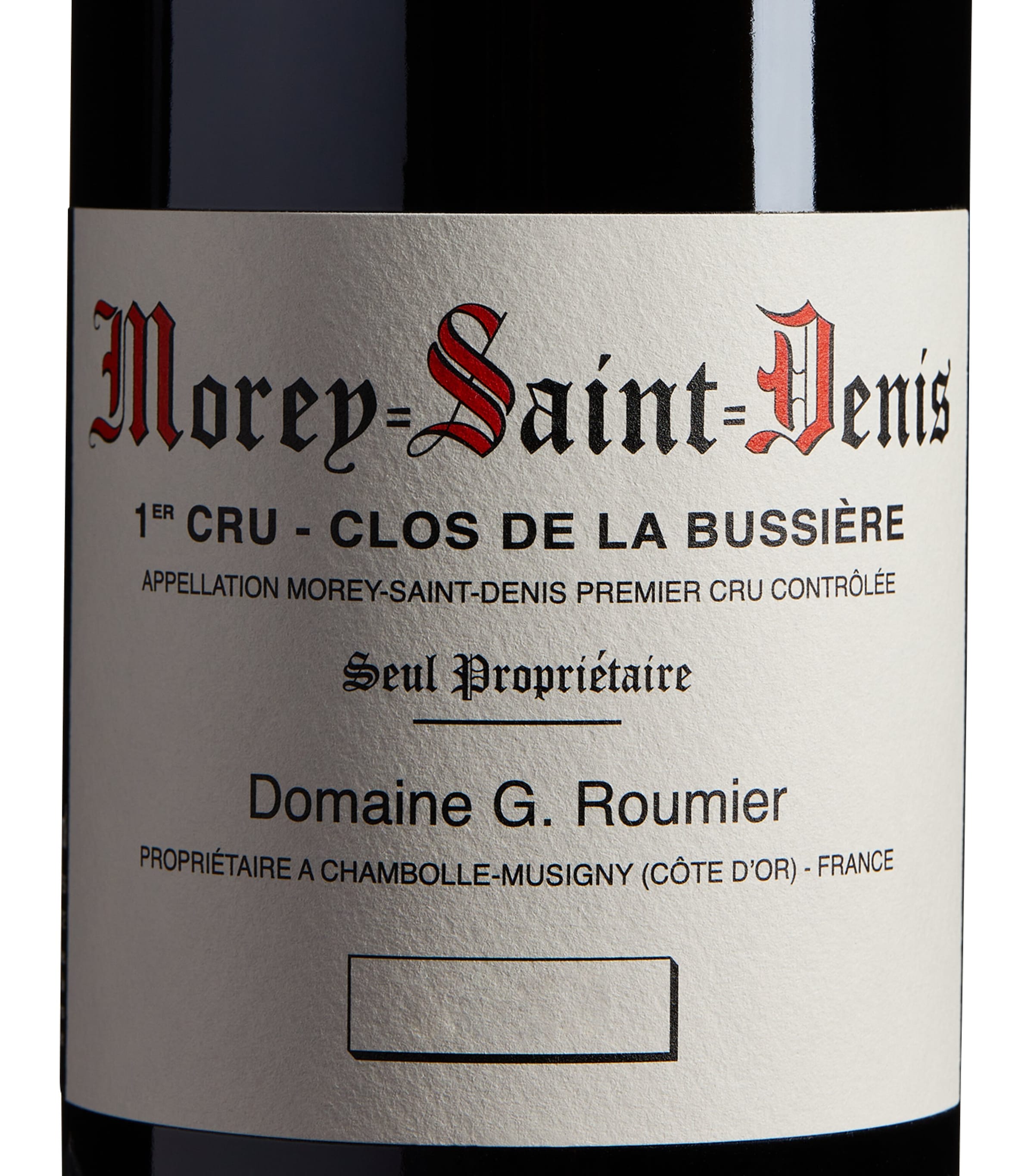 Domaine Georges Roumier Morey-Saint-Denis 1er Cru Clos de la Bussiére 2018 (75cl) - Burgundy, France NO COLOUR Image 2