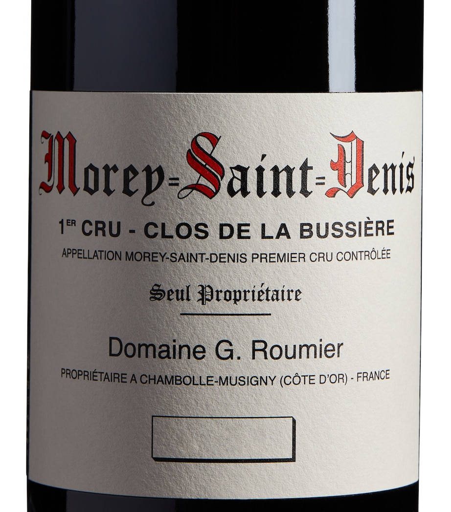 Domaine Georges Roumier Morey-Saint-Denis 1er Cru Clos de la Bussiére 2018 (75cl) - Burgundy, France NO COLOUR Image 2