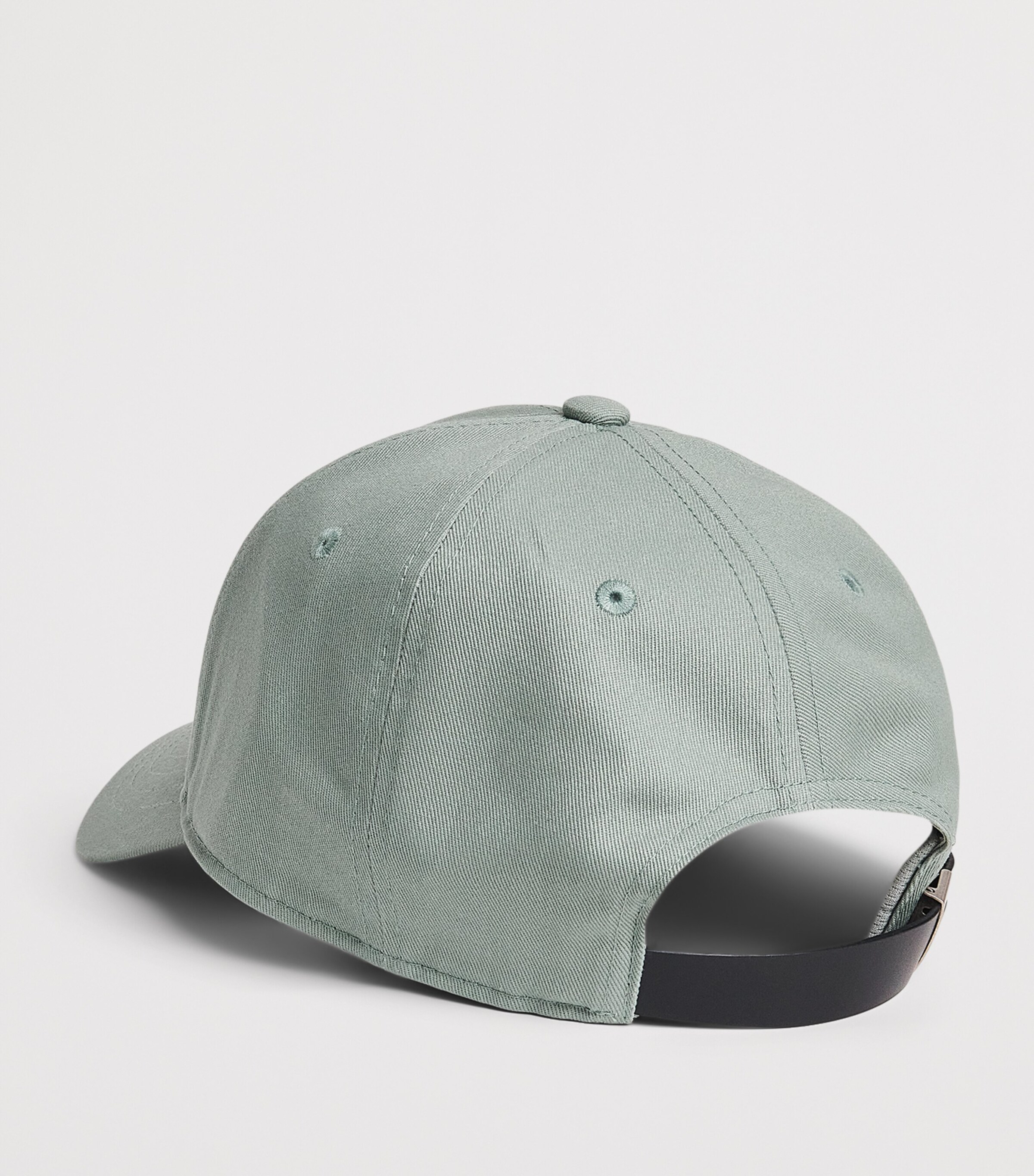 Moose Knuckles Cotton Logo Baseball Cap Dusty Jade Image 3