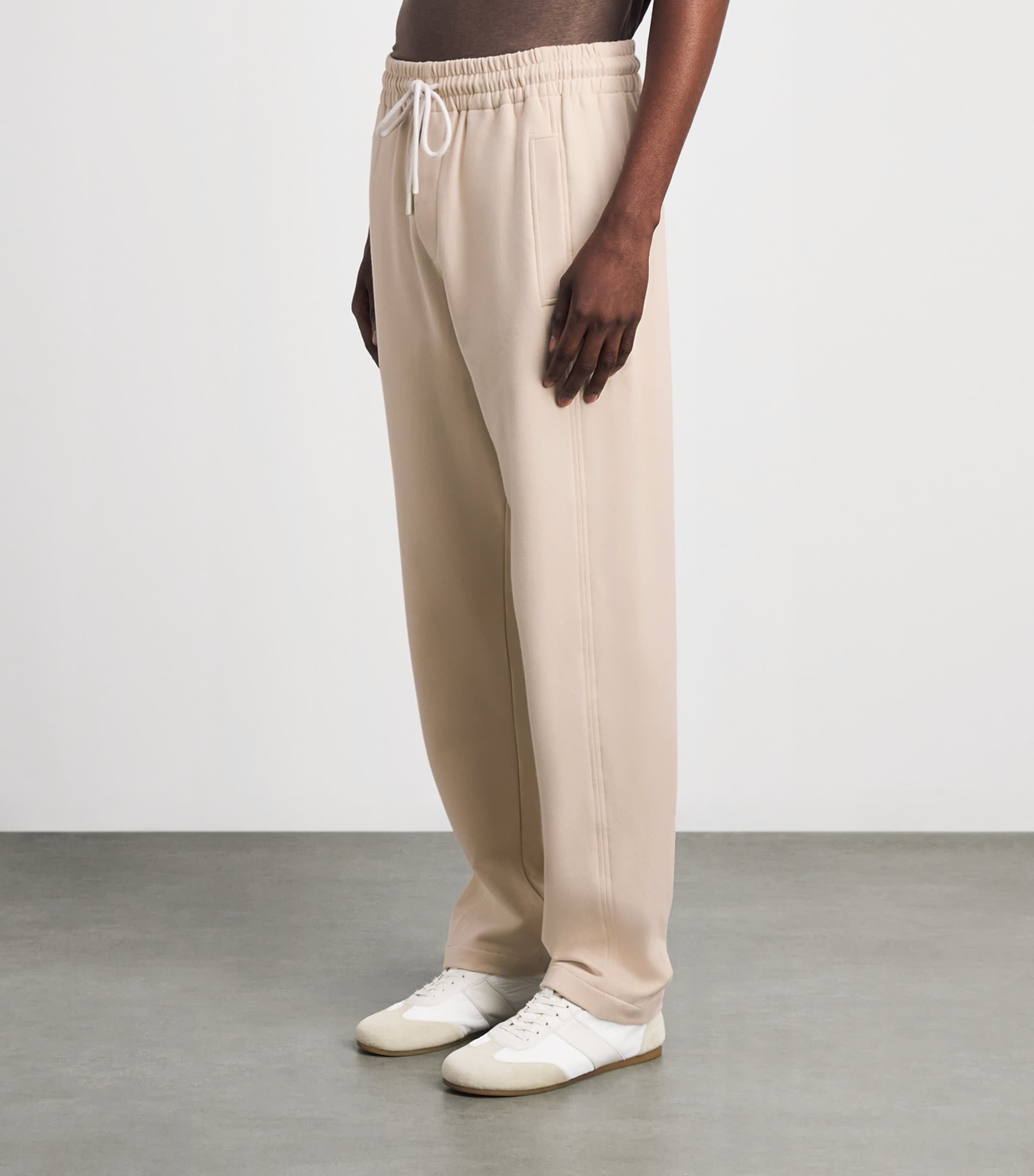 Zimmerli Mens Winter Lounge Sweatpants Beige Image 4