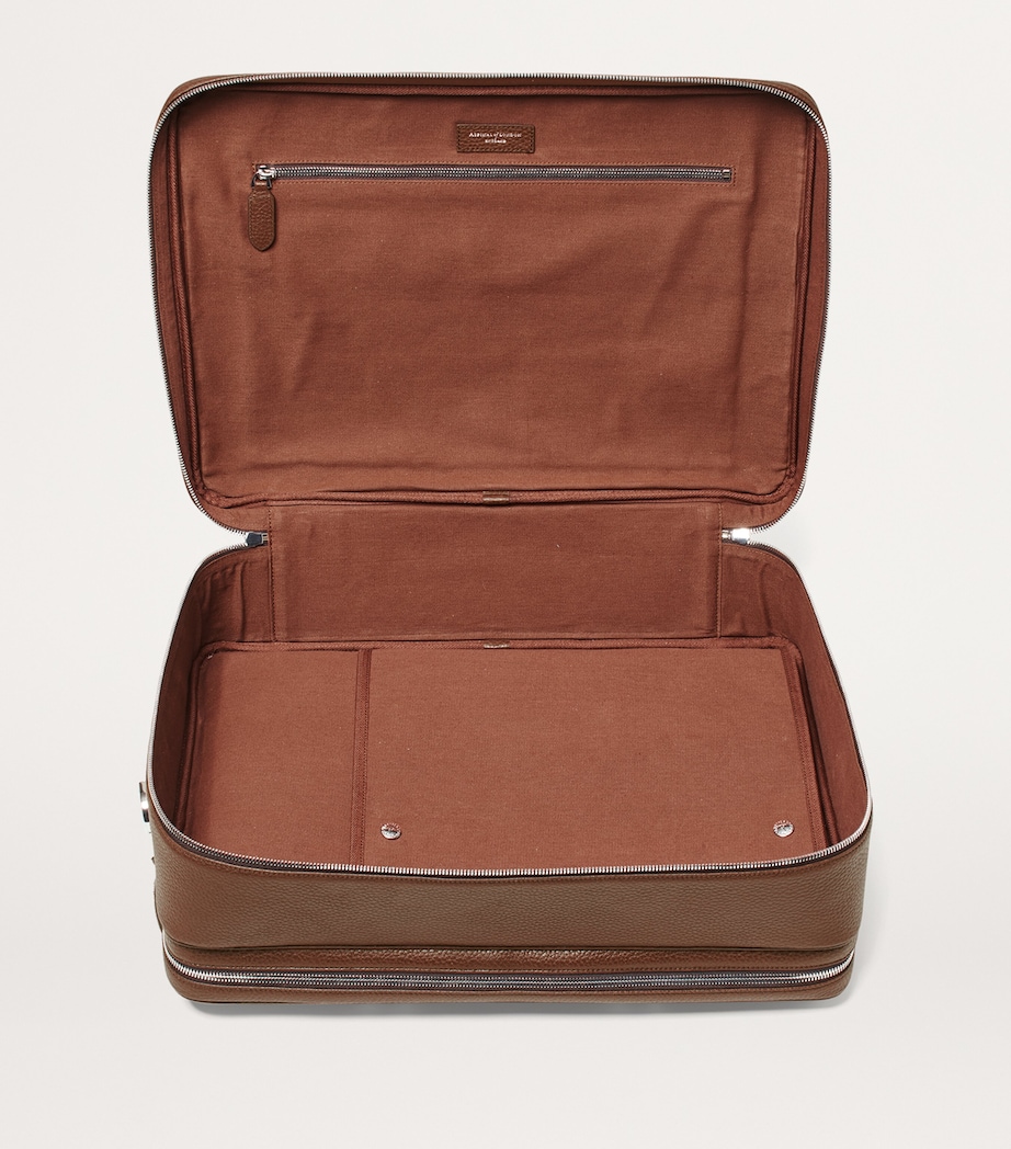 Leather 48 Hour Mount Street Travel Bag TOBACCO Image 9