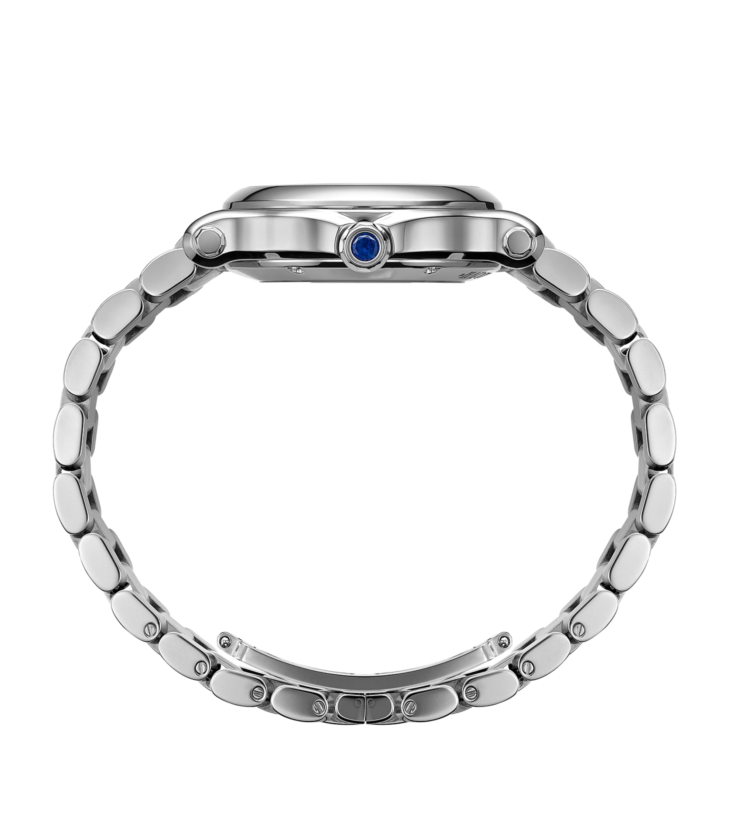 Stainless Steel and Diamond Happy Sport Automatic Watch 33mm STAINLESS STEEL Image 2