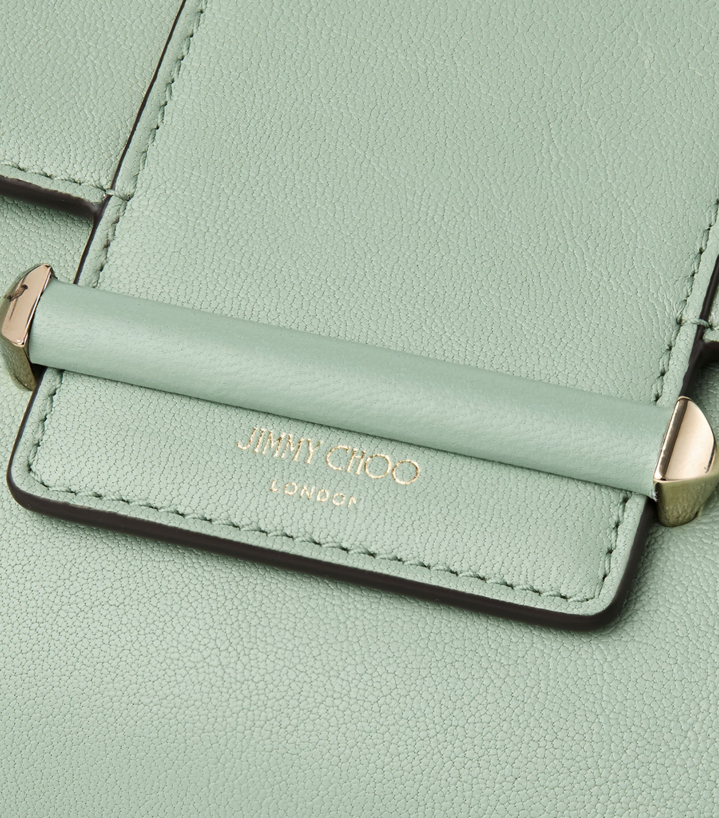 Mini Bar Chain Wallet Bag VERDE/SHINY GOLD Image 5