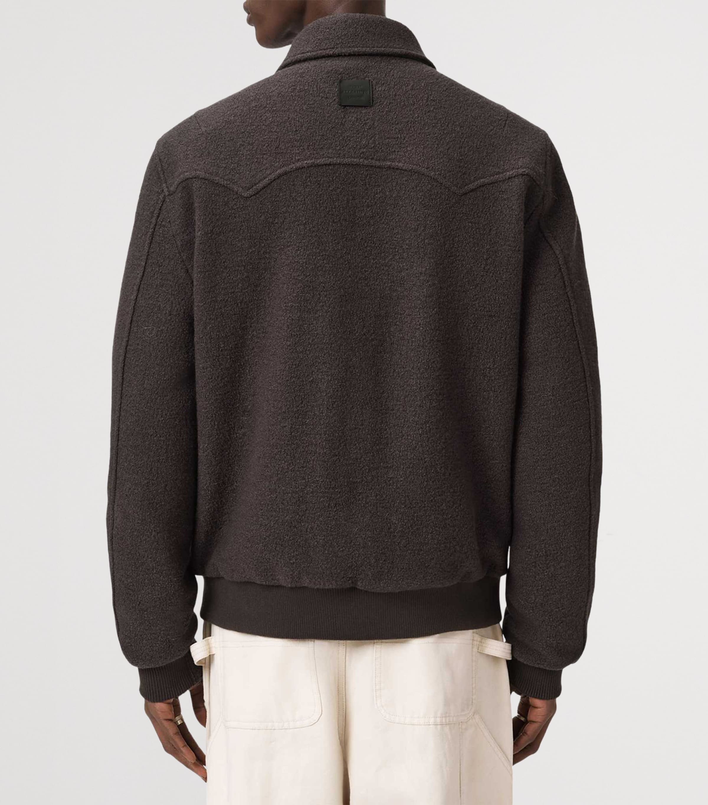 Wool Royce Bomber Jacket WEATHERED BROWN Image 5