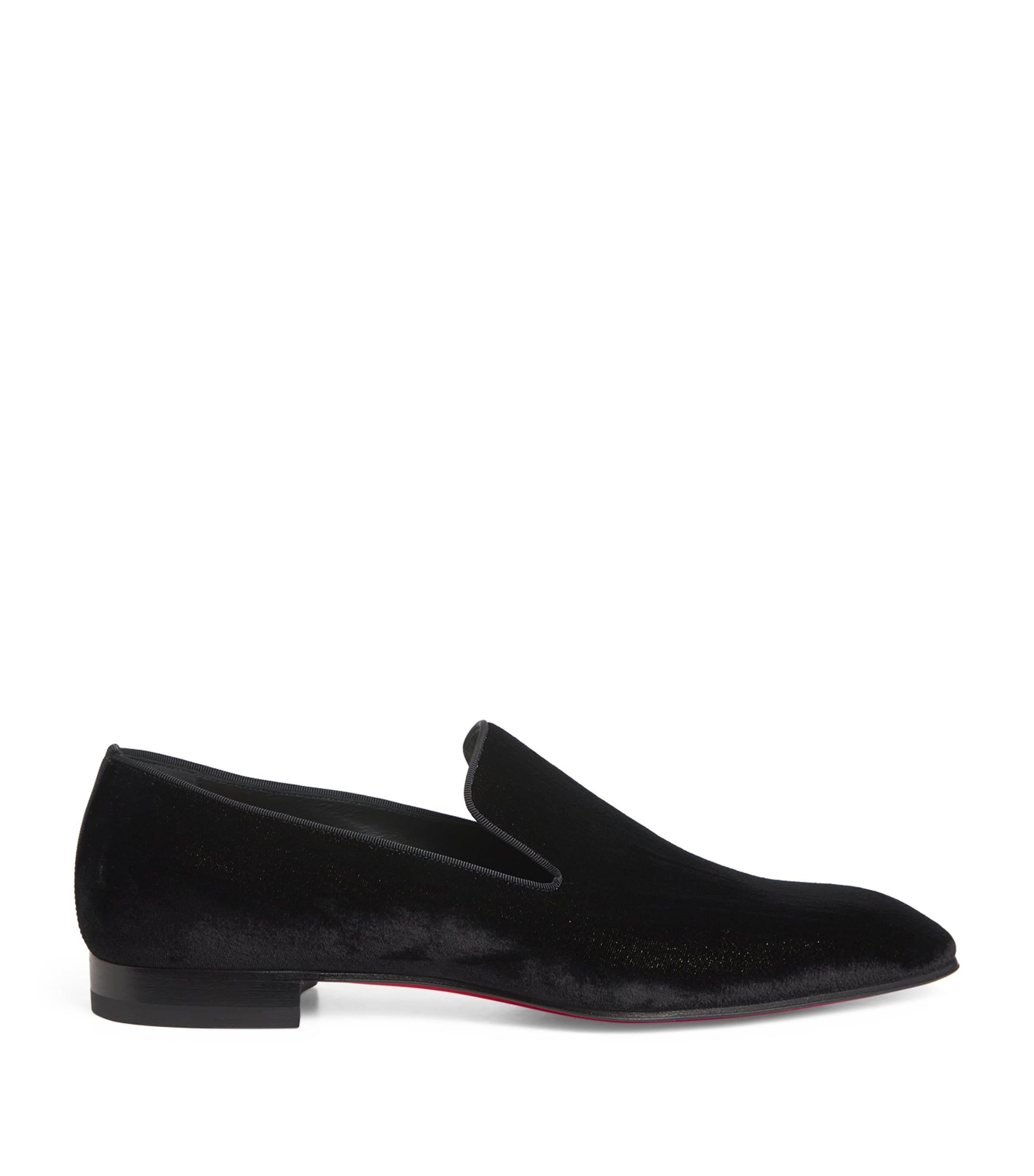 Christian Louboutin Dandelion Velvet Loafers Harrods UK