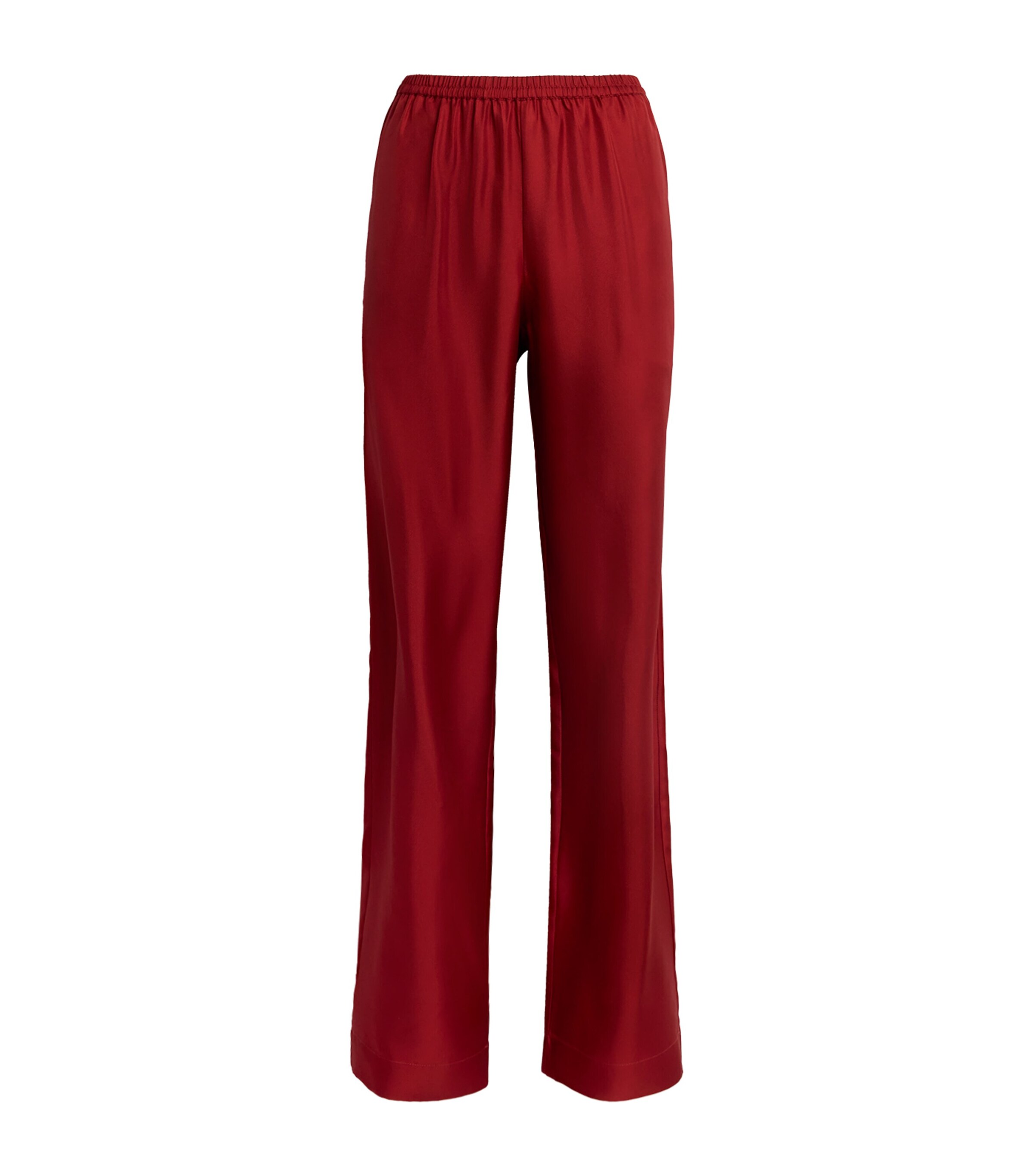 LOULOU STUDIO SILK STRAIGHT ALERA TROUSERS