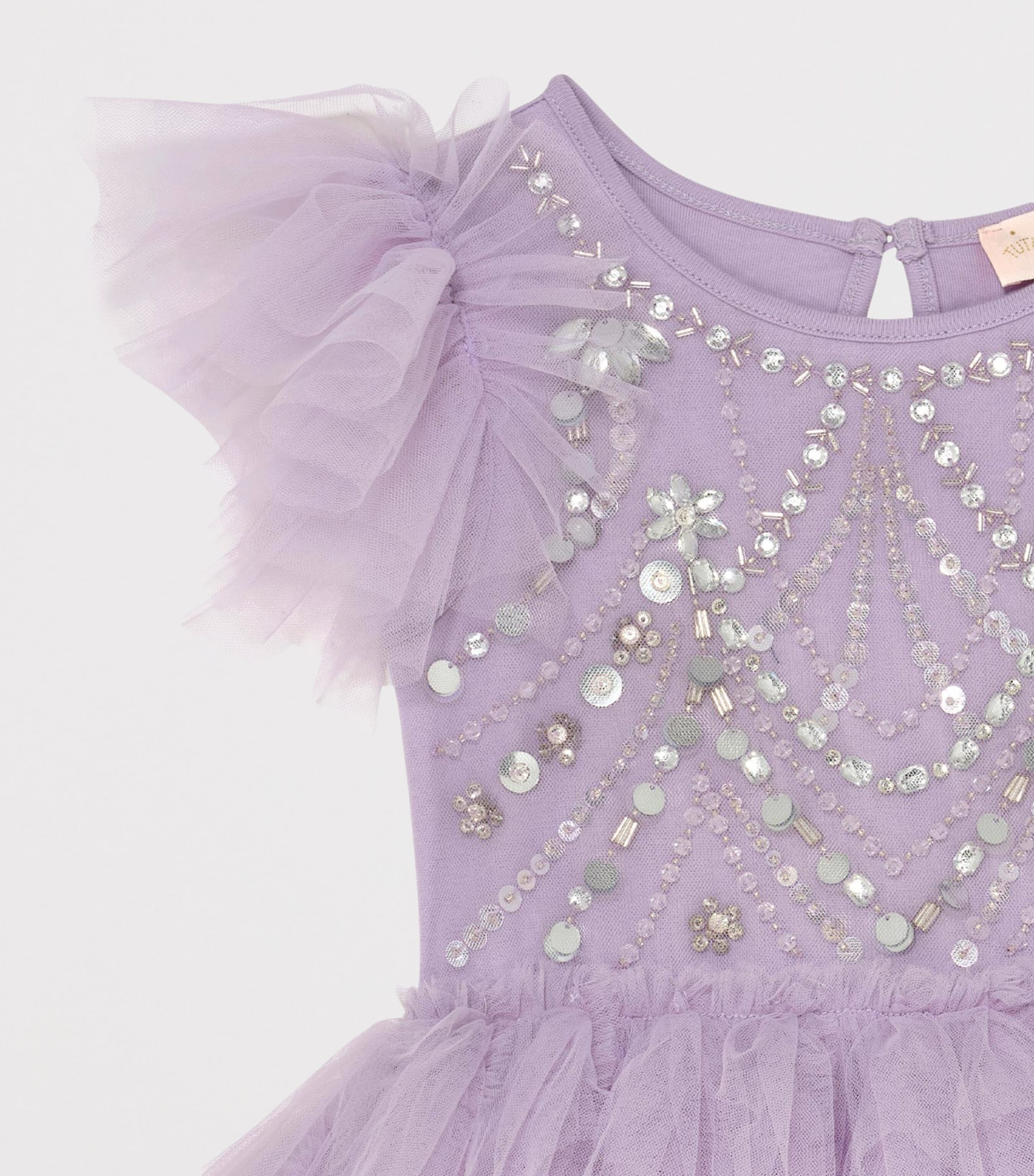 Tulle Hall of Mirrors Dress (0-24 Months) PASTEL LILAC Image 3