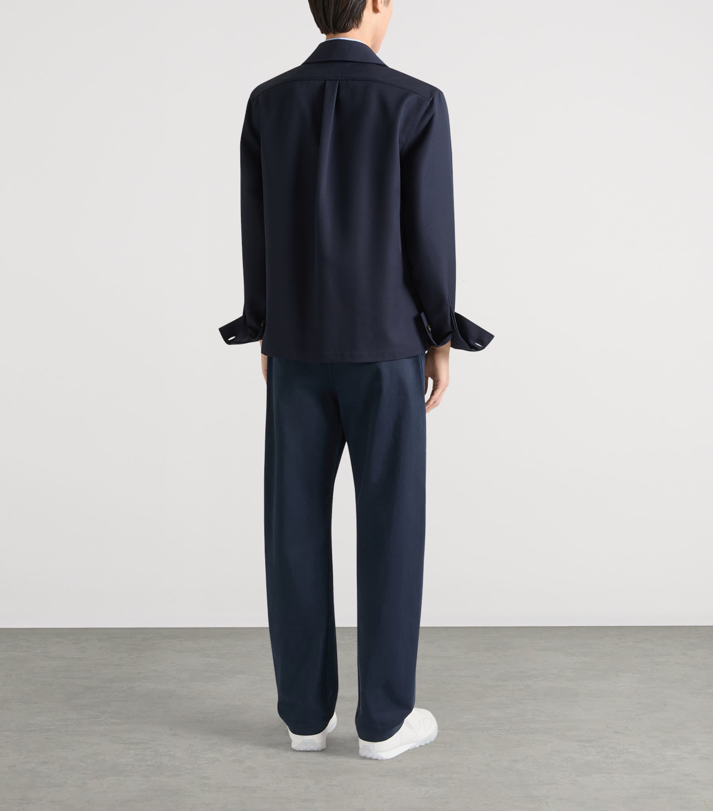 Givenchy Mens Wool Trompe-l'Oeil Shirt Image 3
