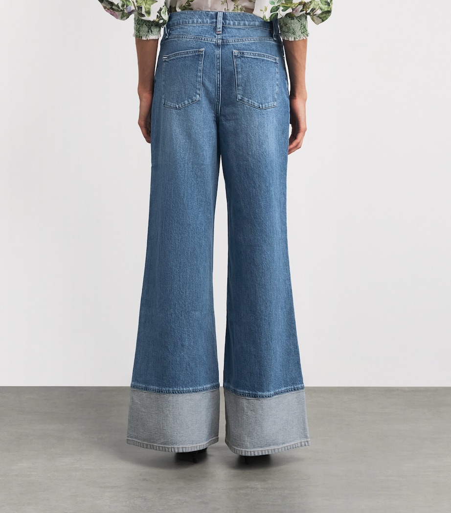 Wilson High-Rise Wide-Leg Jeans AMI BLUE L496 Image 4